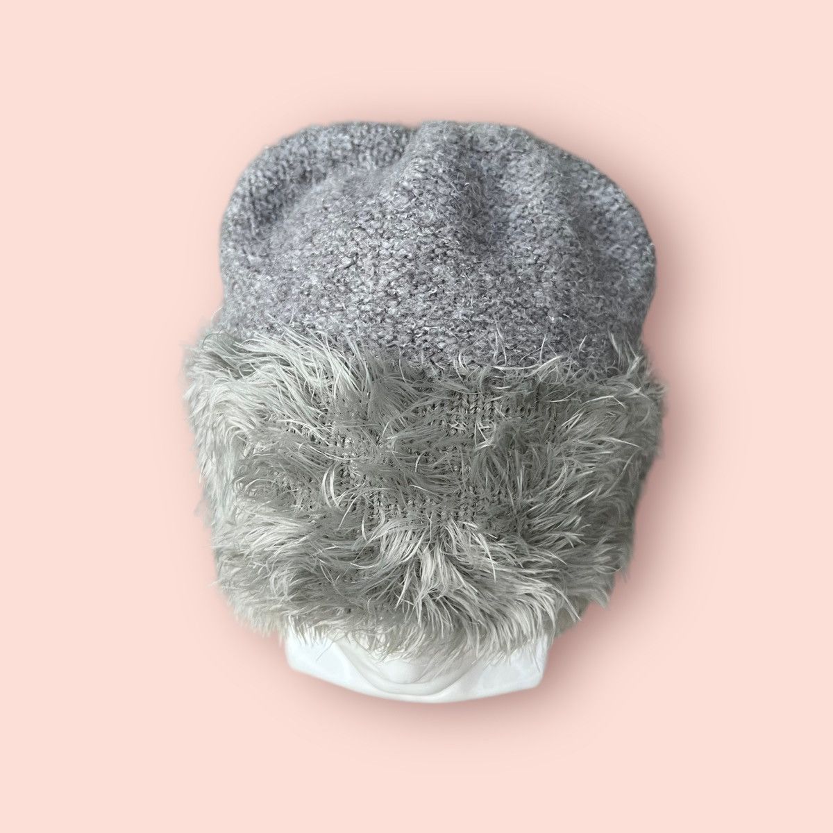 Japanese Brand × Vintage VINTAGE HALF MOHAIR FAUX FUR ALT BEANIE Size ONE SIZE - 6 Thumbnail