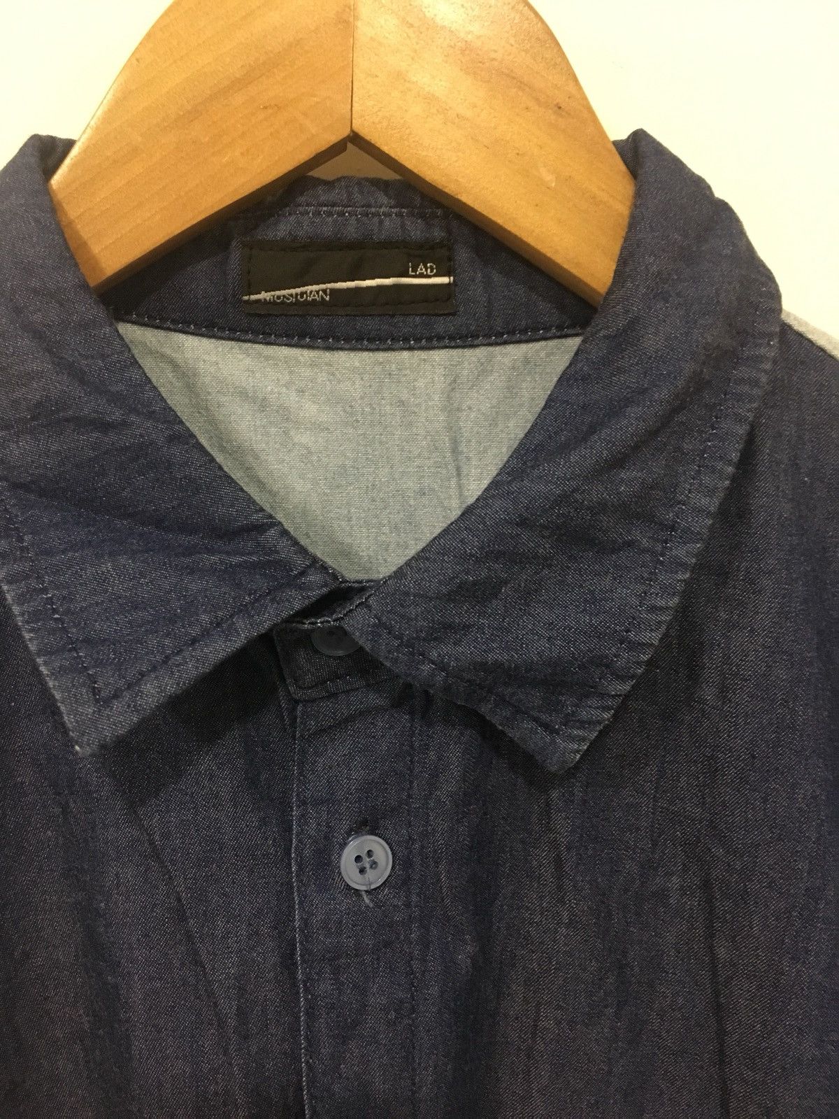 Lad Musician × Vintage big pocket 2 tones chambray Size US M / EU 48-50 / 2 - 2 Thumbnail
