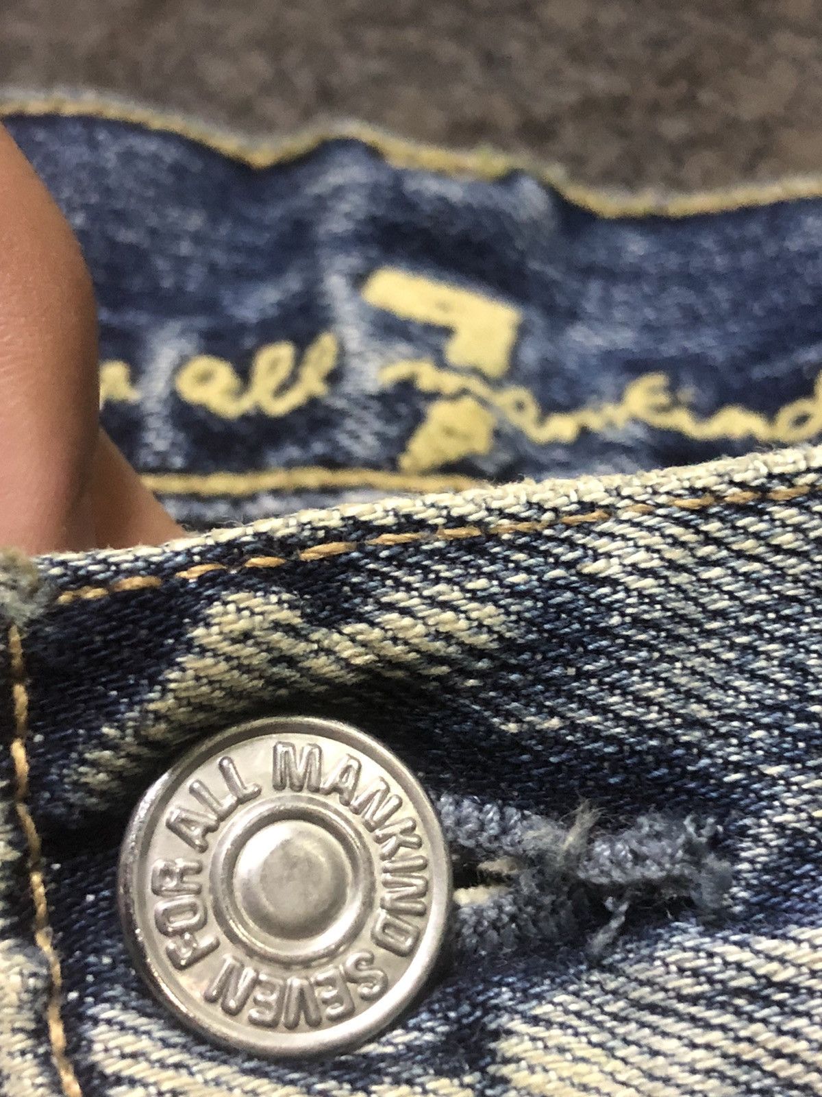 7 For All Mankind Distressed Denim