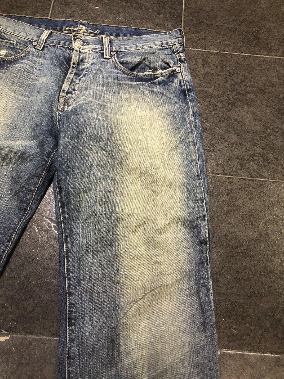 7 For All Mankind Distressed Denim