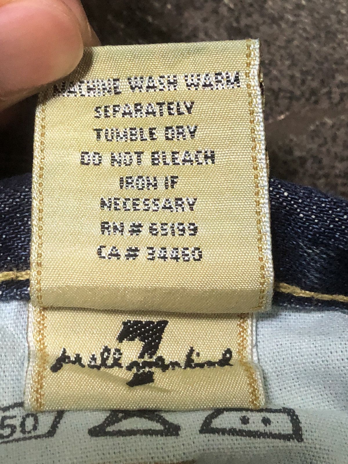 7 For All Mankind Distressed Denim
