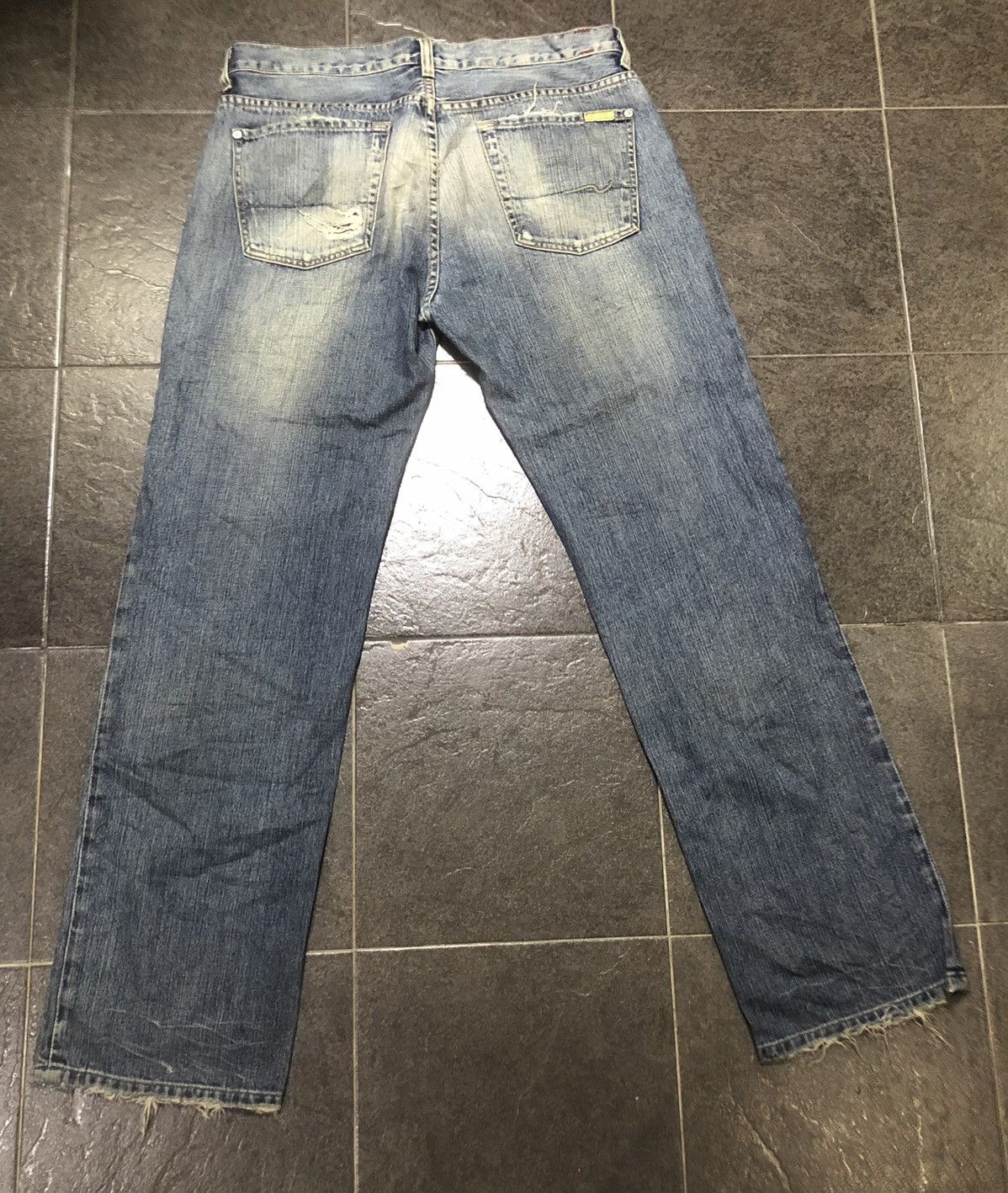 7 For All Mankind Distressed Denim