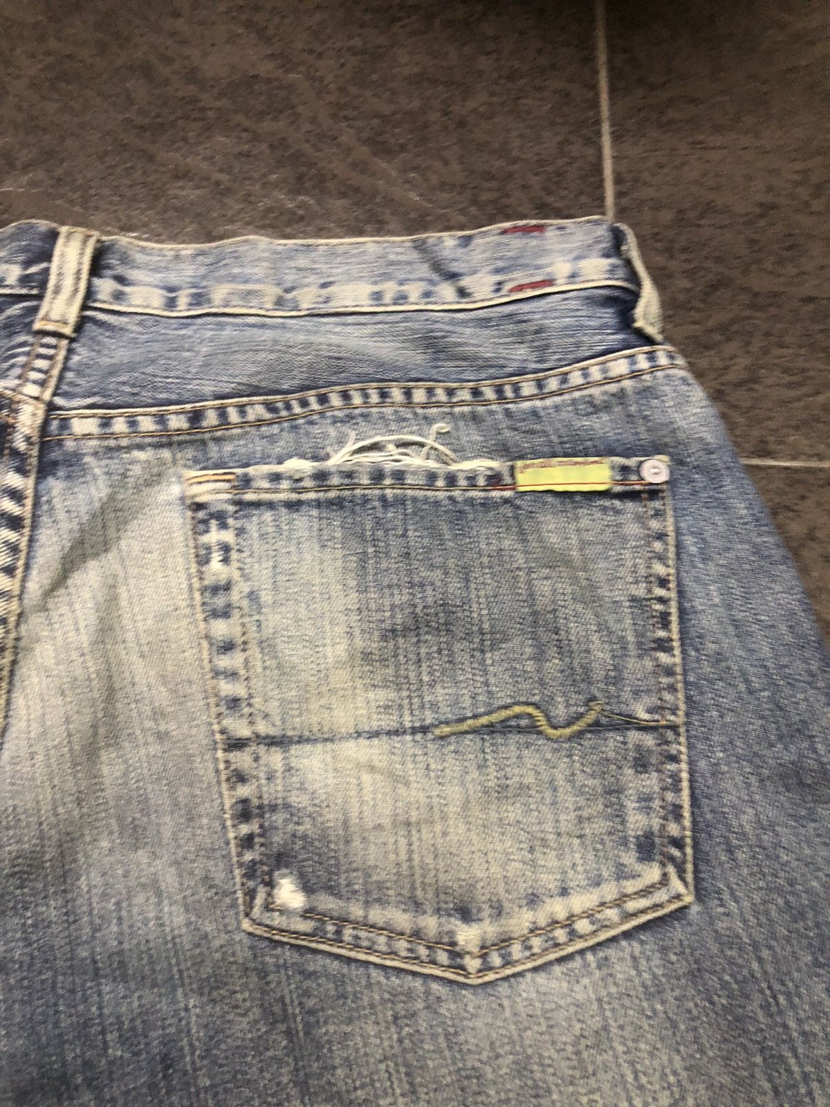7 For All Mankind Distressed Denim