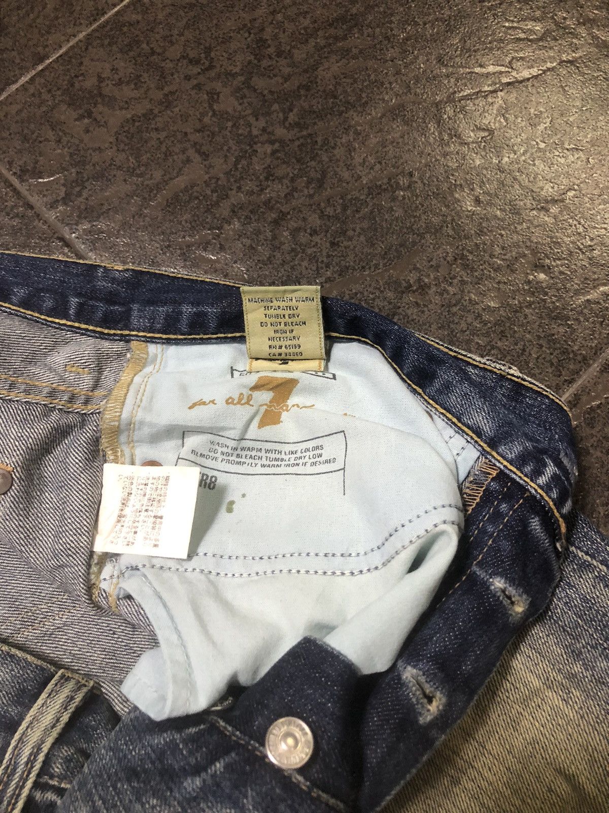 7 For All Mankind Distressed Denim