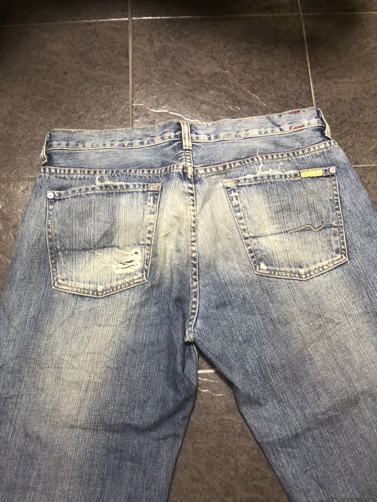 7 For All Mankind Distressed Denim
