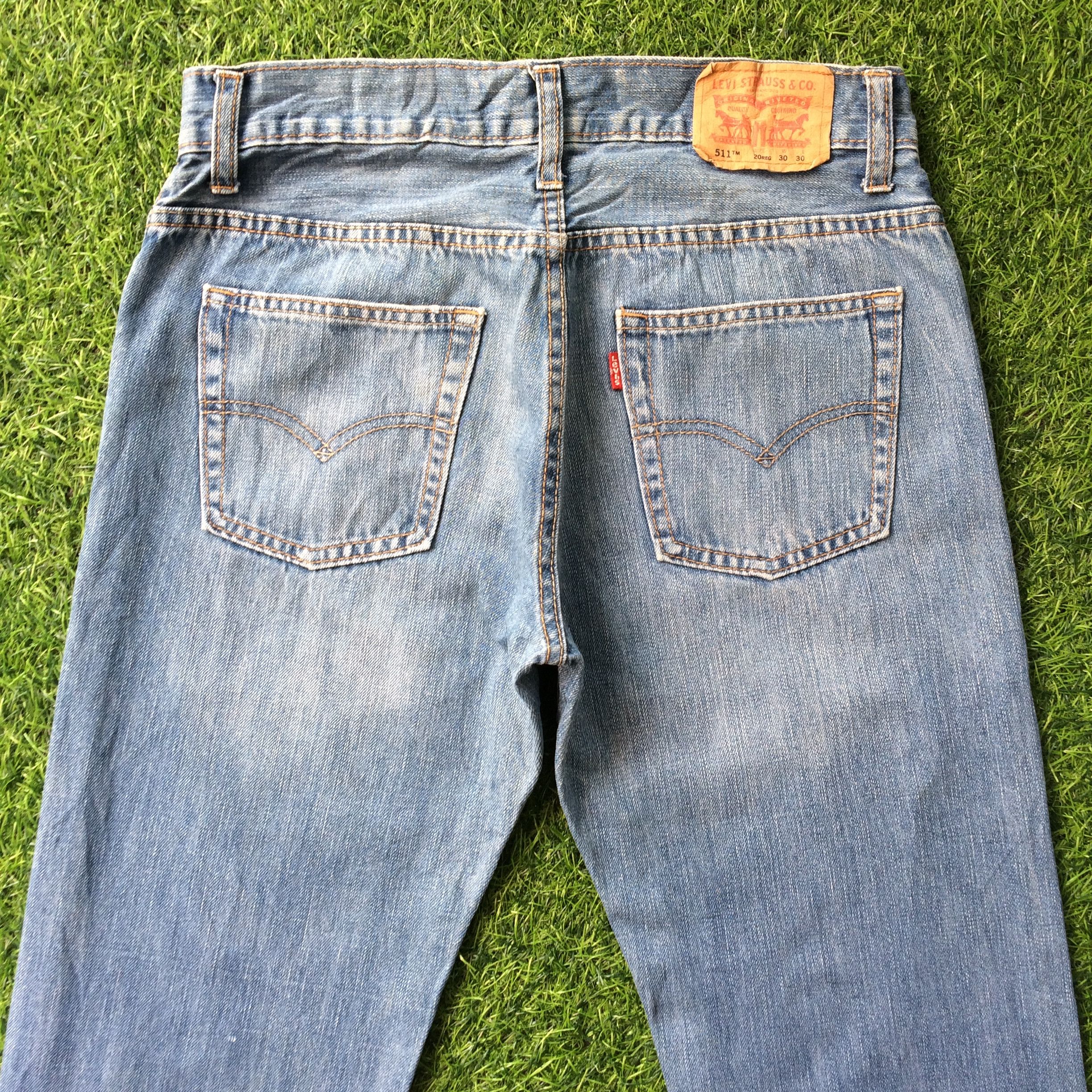 Levi's × Unsound Rags Levis 511 Ripped Jeans #B-835 Size US 30 / EU 46 - 4 Thumbnail