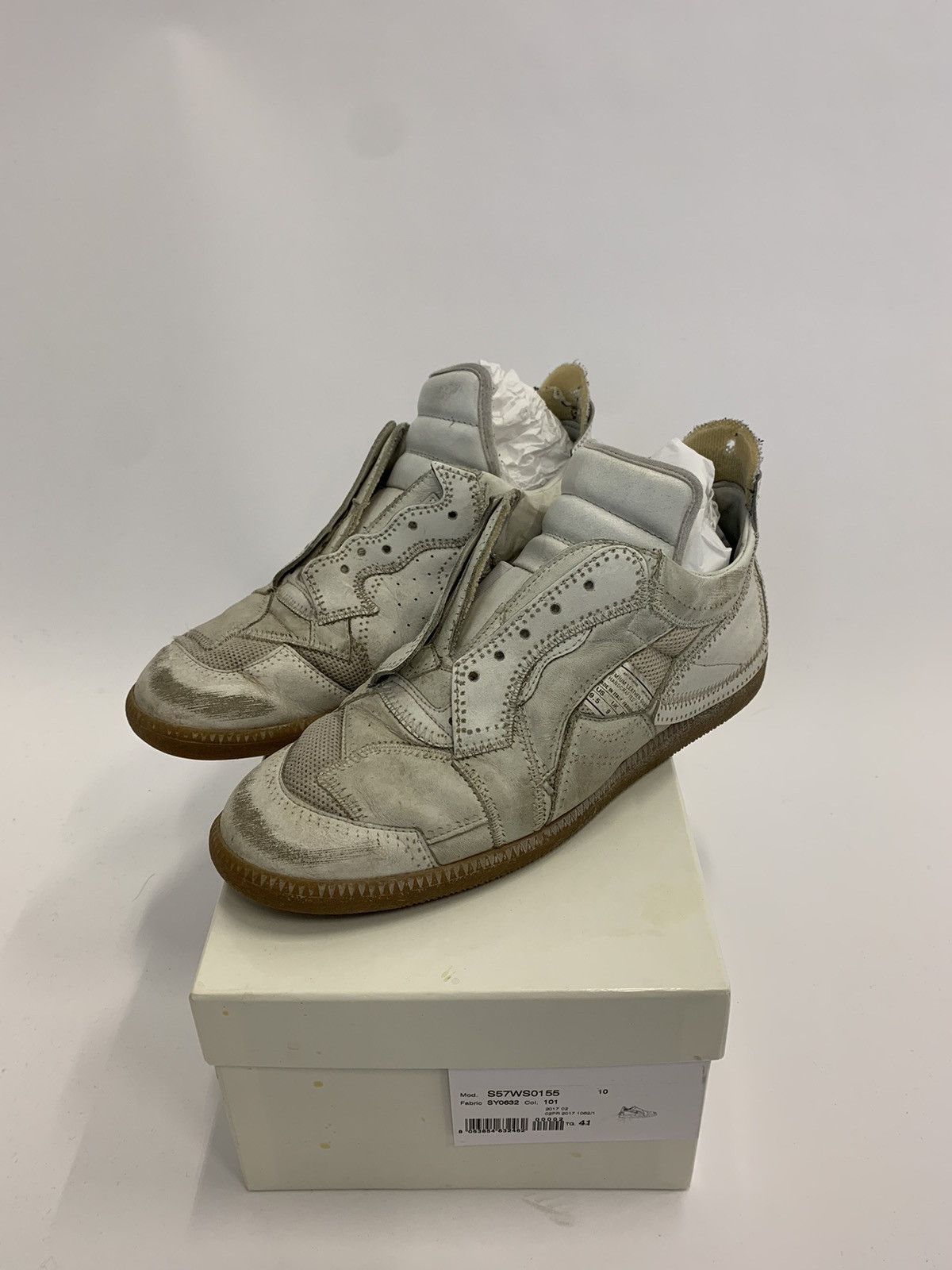 Maison Margiela Maison Margiela Limited Edition Patchwork Sneakers Grailed