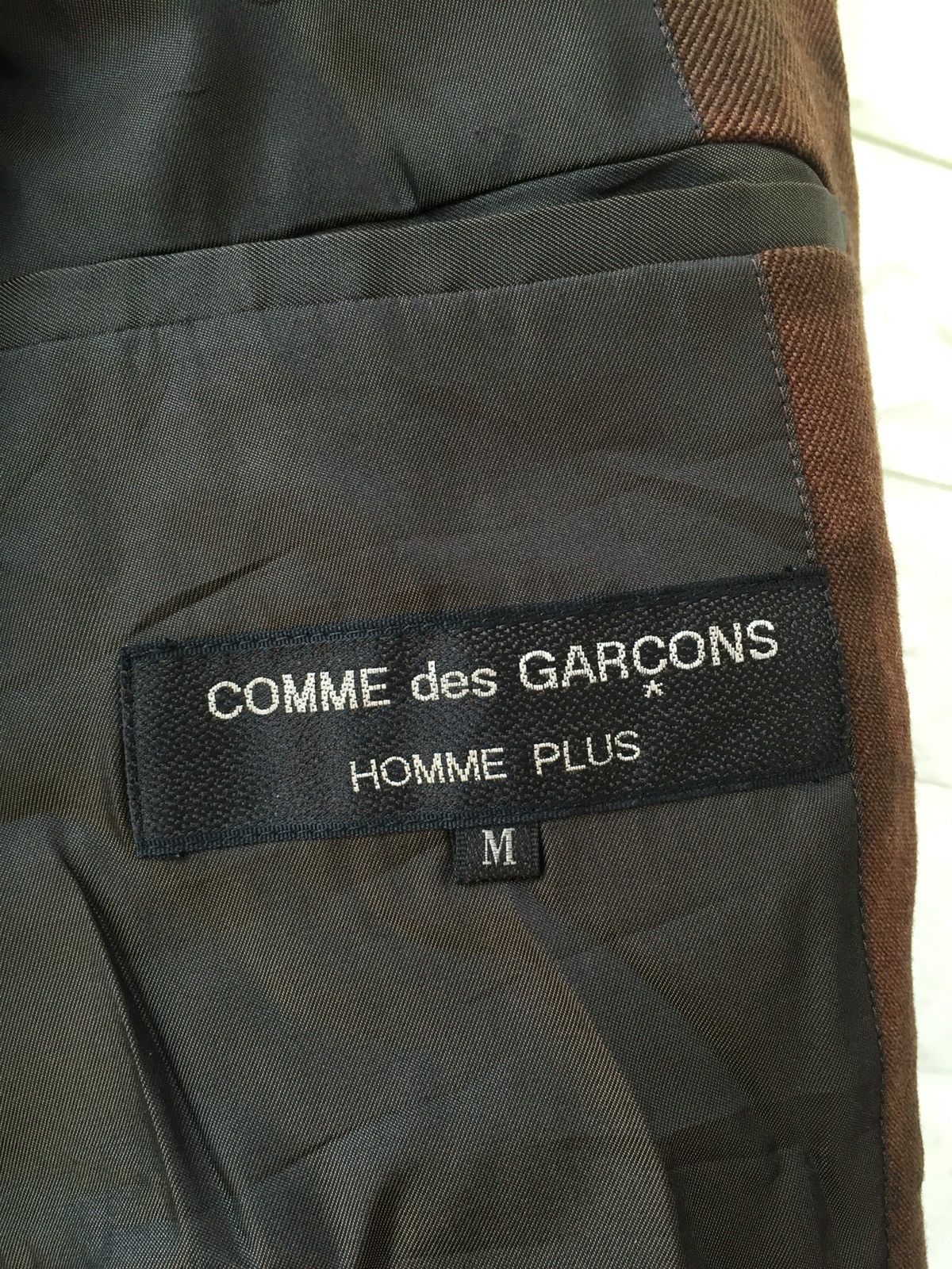 Comme des Garcons × Japanese Brand × Junya Watanabe VINTAGE COMME des GARCONS HOMME PLUS SUIT BLAZER JACKET Size US M / EU 48-50 / 2 - 16 Thumbnail