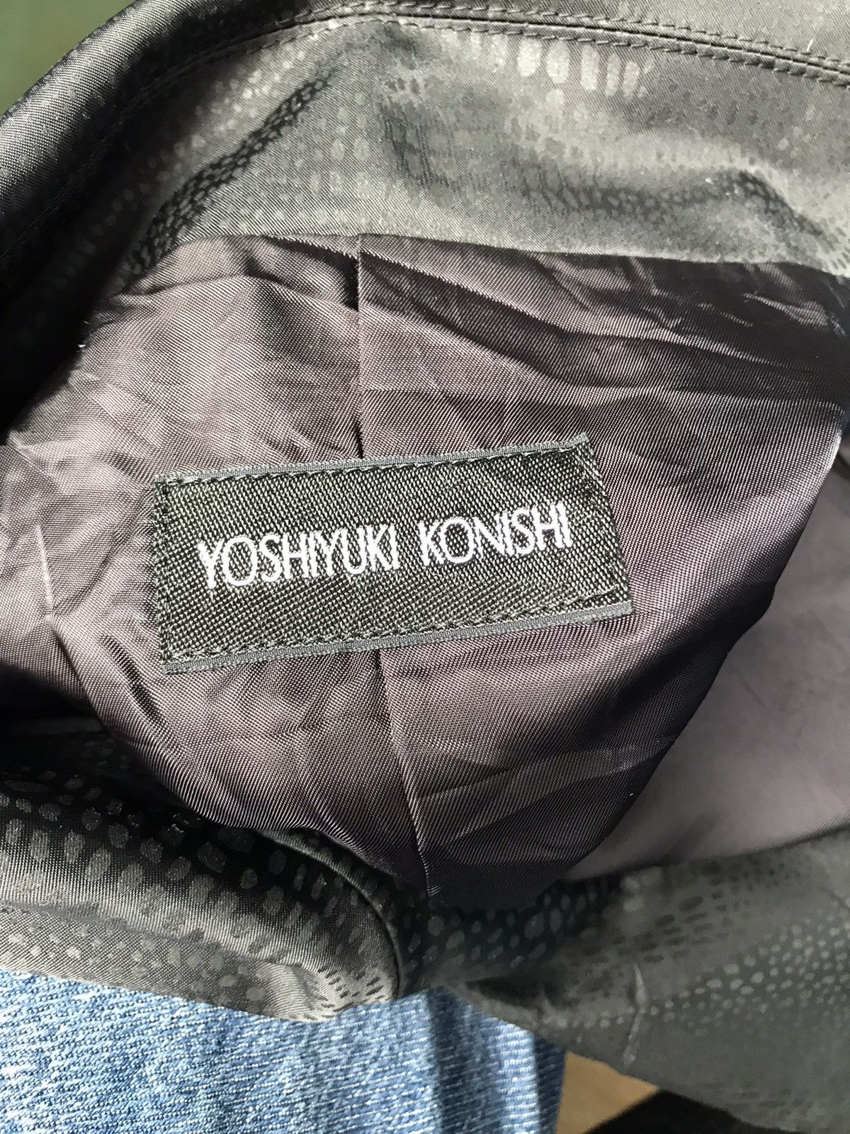 If Six Was Nine × Japanese Brand × Yoshiyuki Konishi Yoshiyuki Konishi Snake Skin Design Long Wax Jackets Size US L / EU 52-54 / 3 - 13 Thumbnail