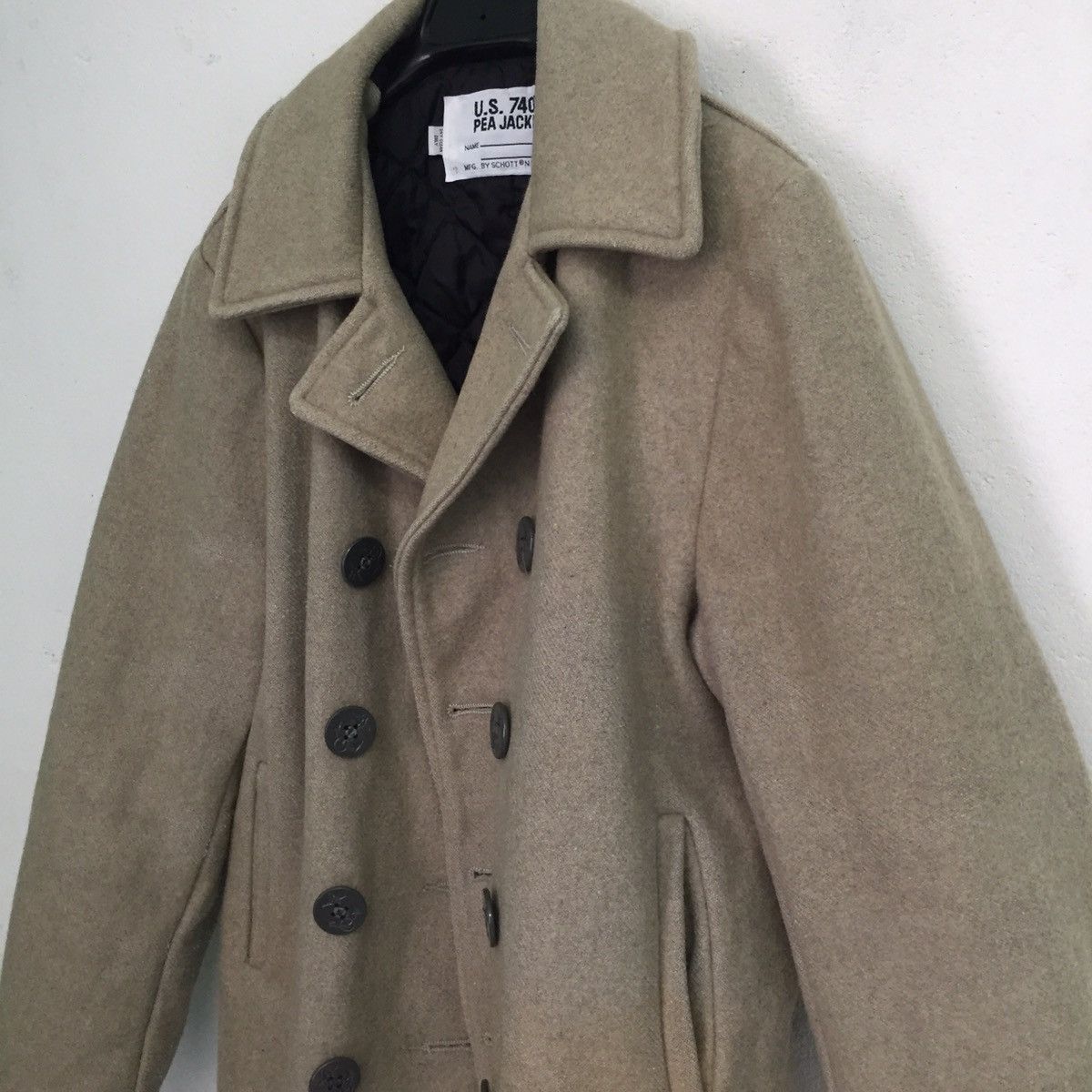 Schott U.S.740N Pea Jacket by Schott MADE IN USA Size US S / EU 44-46 / 1 - 6 Thumbnail