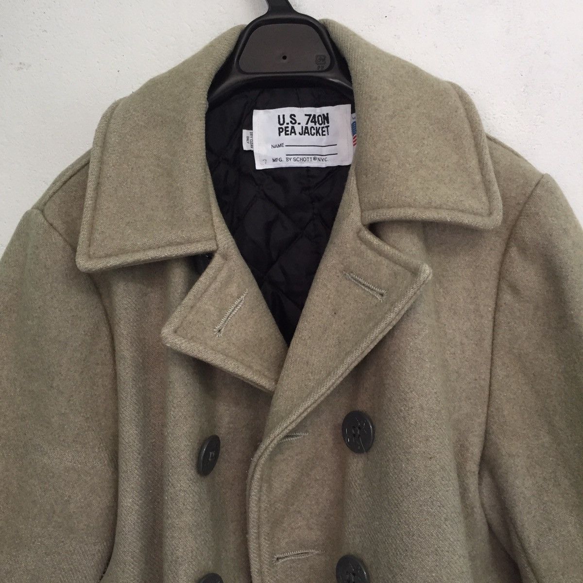 Schott U.S.740N Pea Jacket by Schott MADE IN USA Size US S / EU 44-46 / 1 - 2 Thumbnail