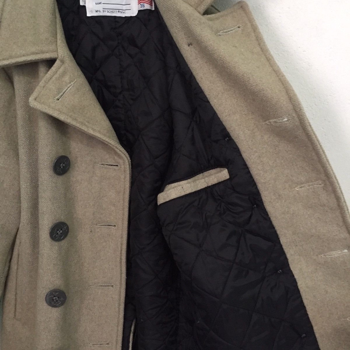 Schott U.S.740N Pea Jacket by Schott MADE IN USA Size US S / EU 44-46 / 1 - 10 Thumbnail