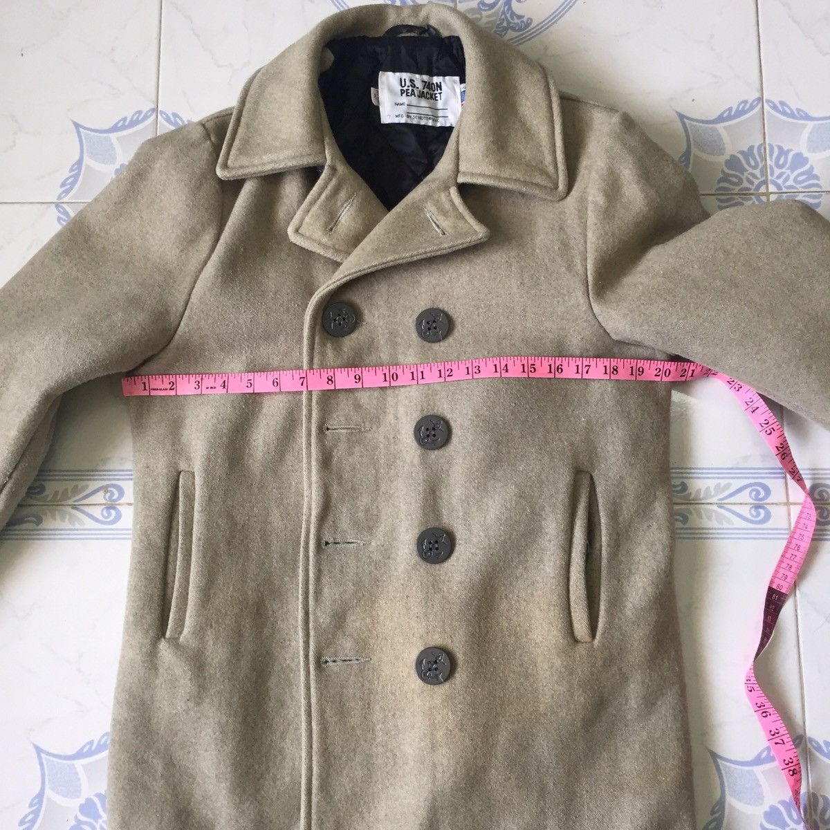 Schott U.S.740N Pea Jacket by Schott MADE IN USA Size US S / EU 44-46 / 1 - 20 Thumbnail