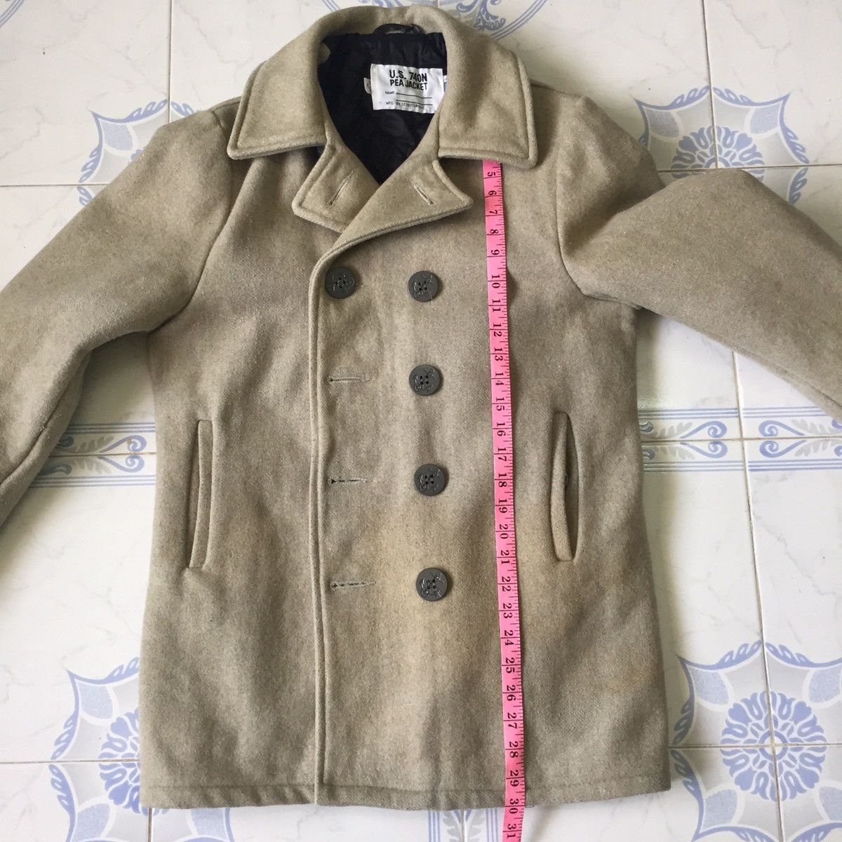Schott U.S.740N Pea Jacket by Schott MADE IN USA Size US S / EU 44-46 / 1 - 21 Thumbnail