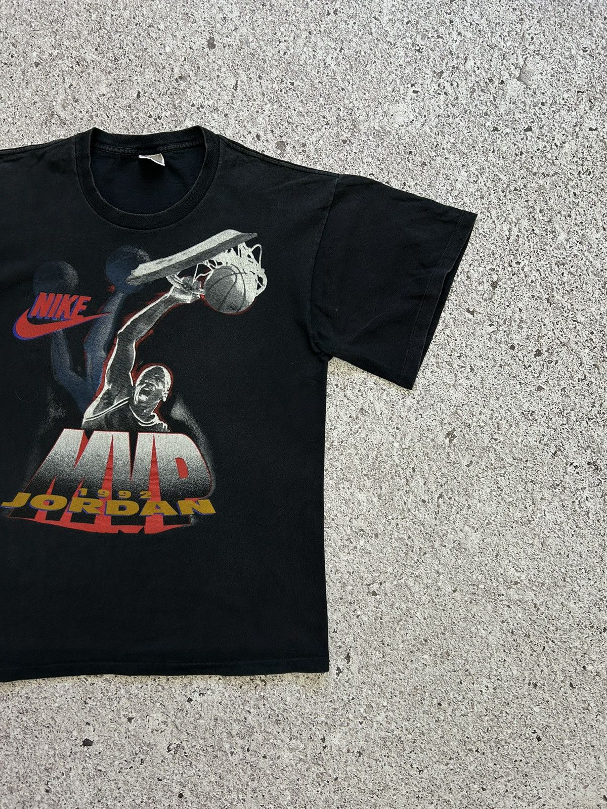 Jordan Brand × Nike × Vintage Vintage 90’s Nike Jordan MVP 1992 Chicago Bulls T-Shirt Y2K Size US XXL / EU 58 / 5 - 3 Thumbnail
