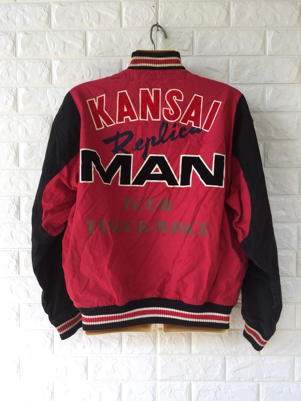 ジャケット・アウター 80s Kansai O2 Bad World Tour Versity JKT Vintage 80s Kansai O2 Yamamoto Jacket Art wear 90s Novelty