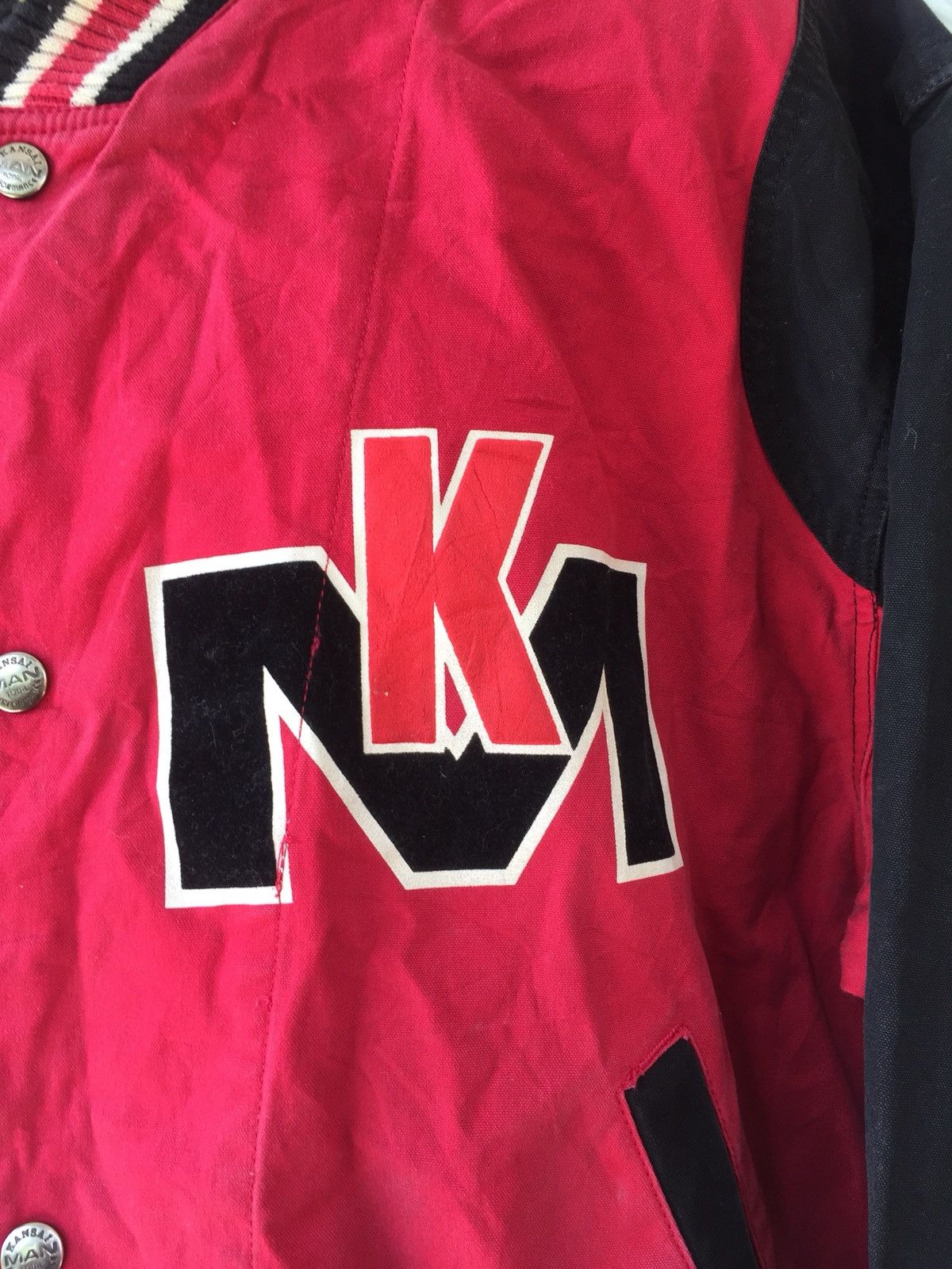 Japanese Brand × Kansai Yamamoto × Vintage VINTAGE 80s KANSAI MAN BY KANSAI YAMAMOTO VARSITY JACKET Size US L / EU 52-54 / 3 - 5 Thumbnail
