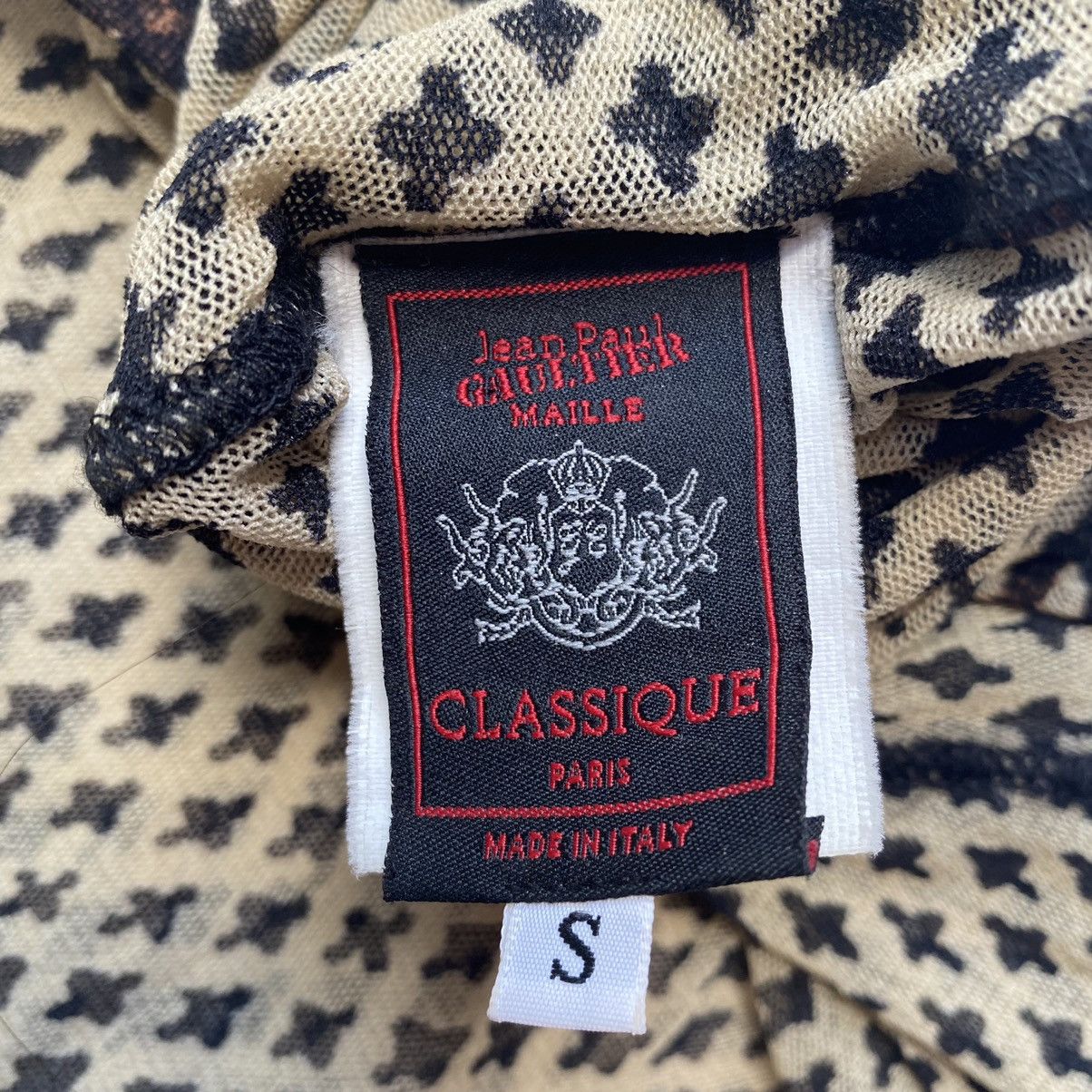 Jean Paul Gaultier Vintage JPG Hindi Sheer Mesh Turtle Neck Size US S / EU 44-46 / 1 - 5 Thumbnail