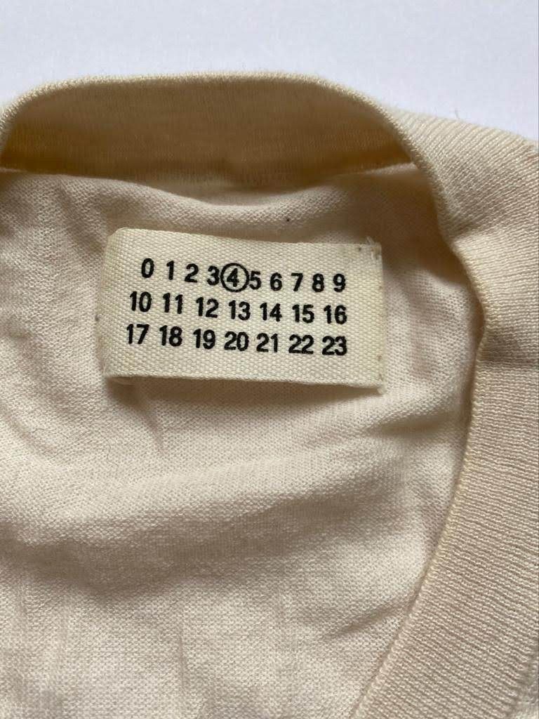 Maison Margiela ⚡️QUICK SALE⚡️2007 Maison Margiela Cream Cashmere Mix Knit Size S / US 4 / IT 40 - 3 Thumbnail