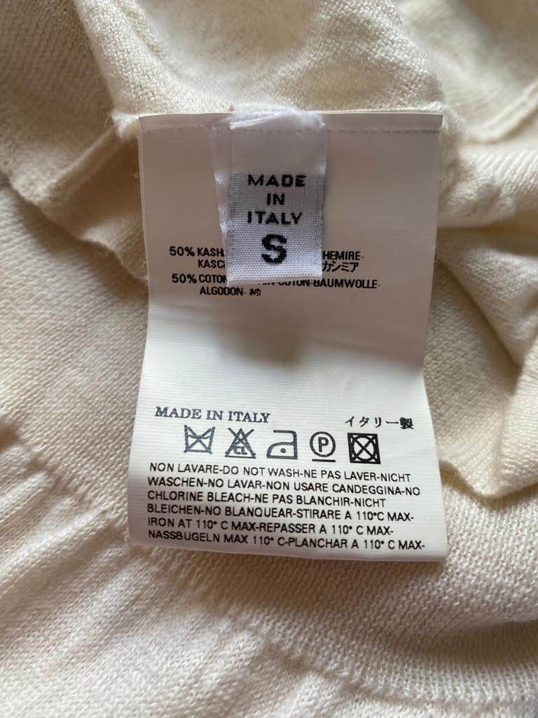 Maison Margiela ⚡️QUICK SALE⚡️2007 Maison Margiela Cream Cashmere Mix Knit Size S / US 4 / IT 40 - 4 Thumbnail