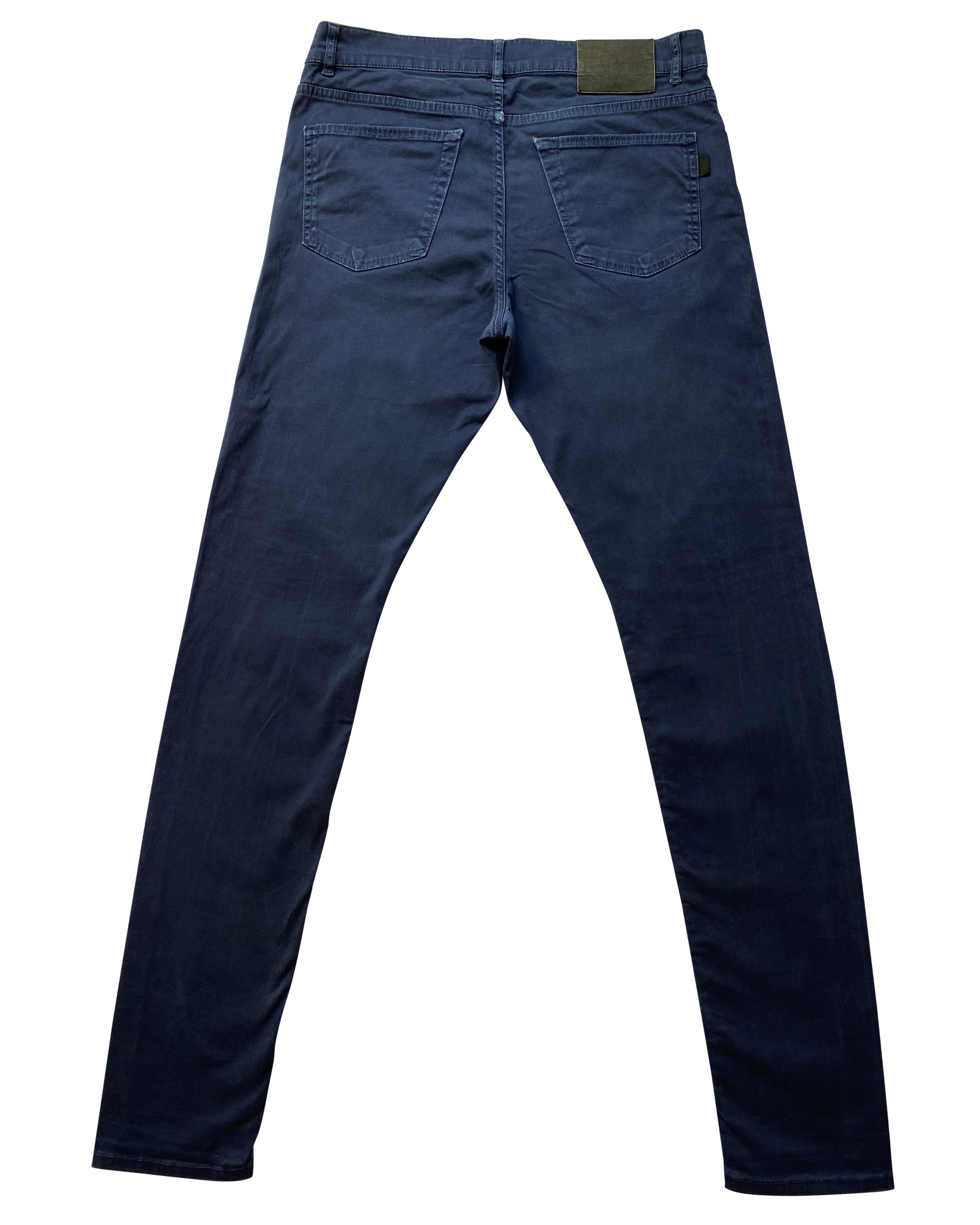 Balenciaga ⚡️QUICK SALE⚡️2016 Balenciaga by Demna Blue Stretchy Pants Size US 31 - 2 Thumbnail