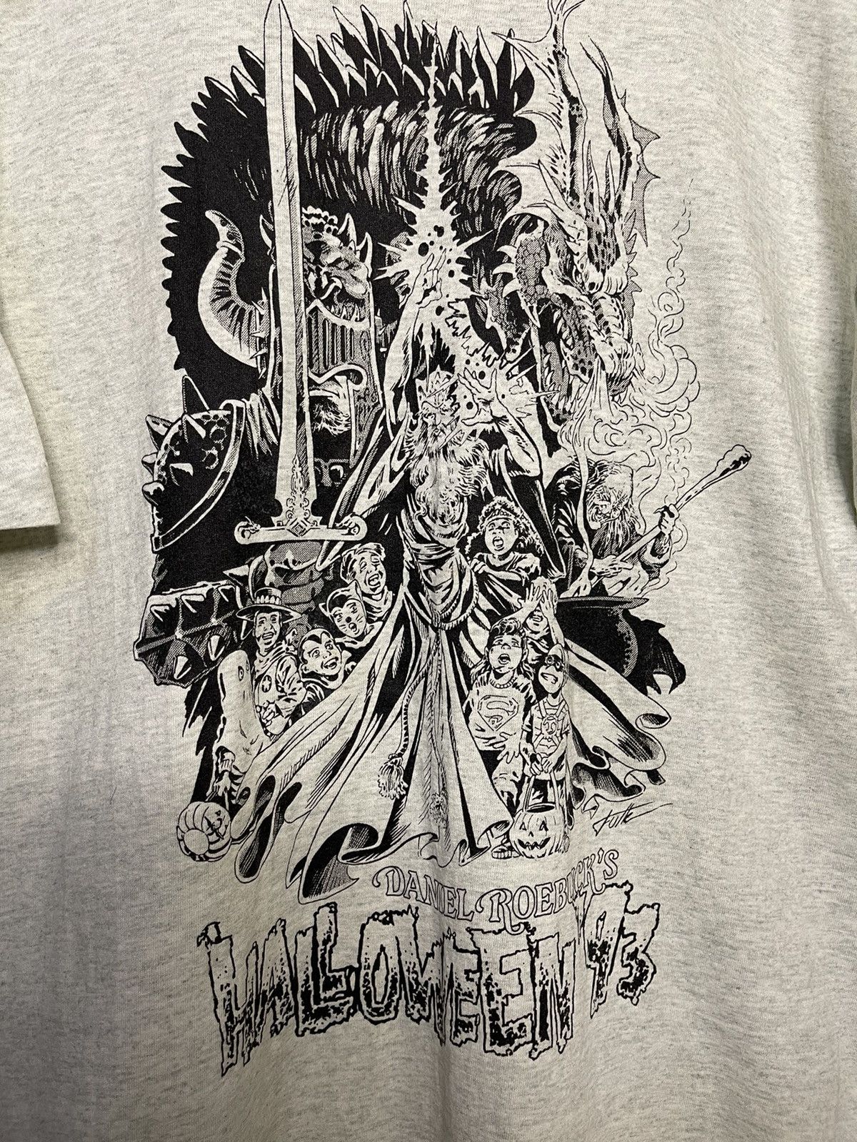 Vintage 🪡Rare🪡Vintage Daniel Roebuck’s Hallowen 1993 Horror Movie Size US XL / EU 56 / 4 - 3 Thumbnail