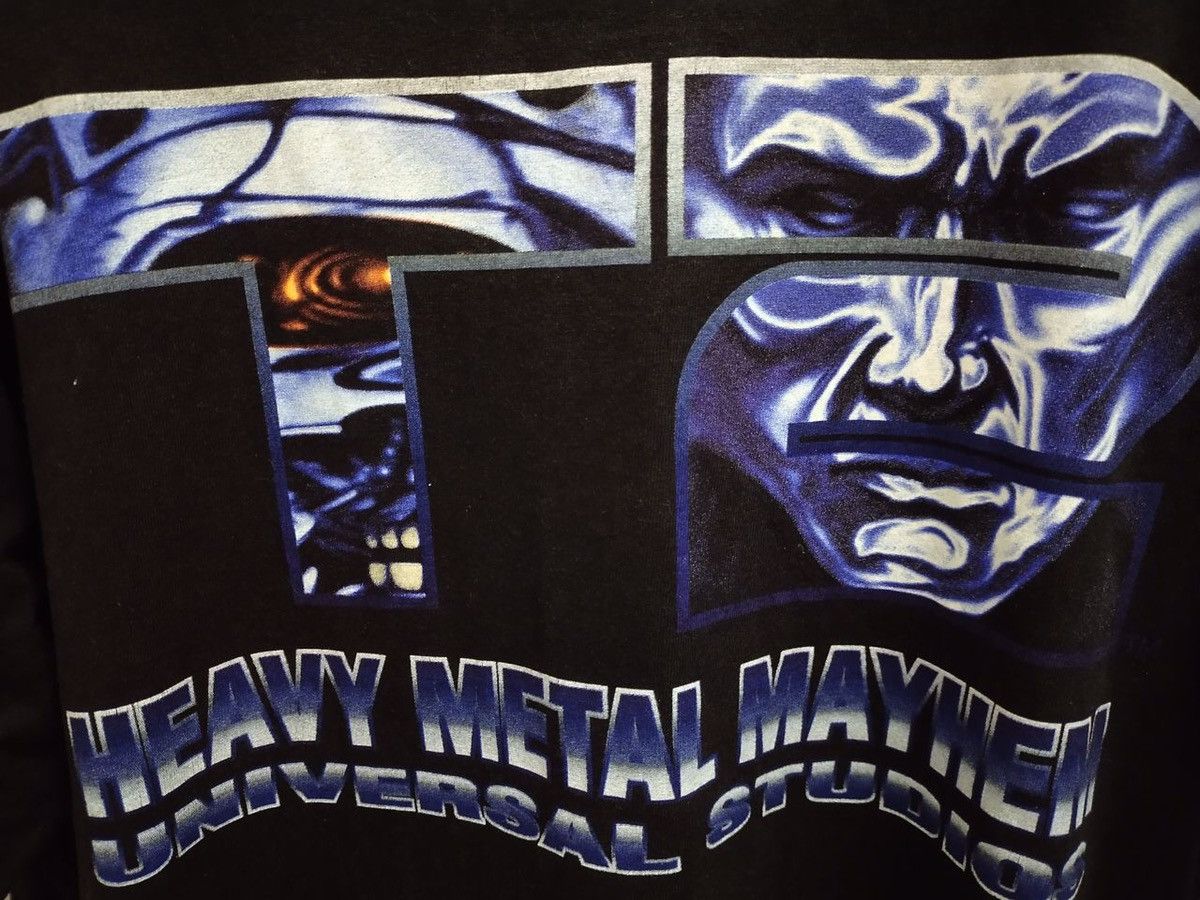 Universal Studios × Vintage VINTAGE TERMINATOR 2 HEAVY METAL MAYHEM UNIVERSAL STUDIO Size US L / EU 52-54 / 3 - 3 Thumbnail