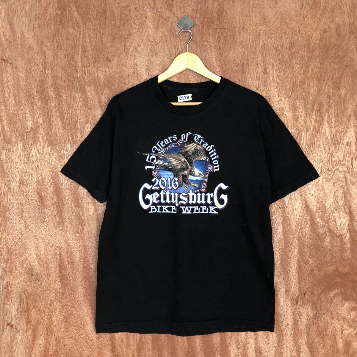 Harley Davidson DLL Gettysburg 2016 Bike Wike Black Short Sleeve Shirt #2138 Size US L / EU 52-54 / 3 - 1 Thumbnail