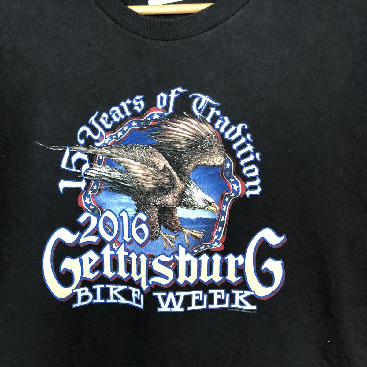 Harley Davidson DLL Gettysburg 2016 Bike Wike Black Short Sleeve Shirt #2138 Size US L / EU 52-54 / 3 - 8 Thumbnail