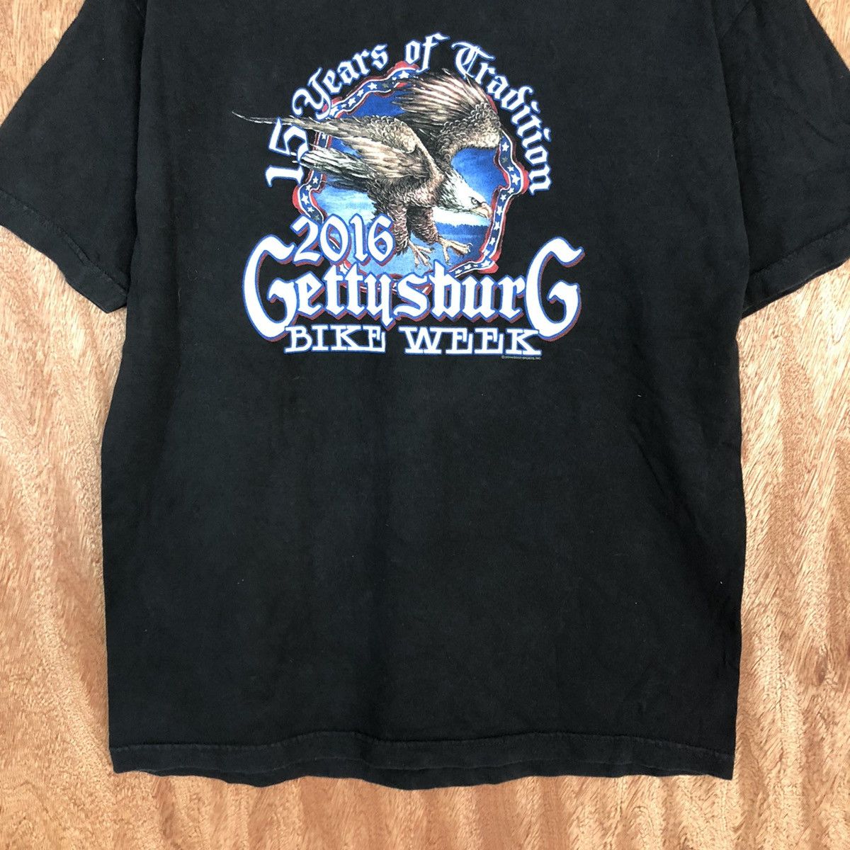 Harley Davidson DLL Gettysburg 2016 Bike Wike Black Short Sleeve Shirt #2138 Size US L / EU 52-54 / 3 - 6 Thumbnail