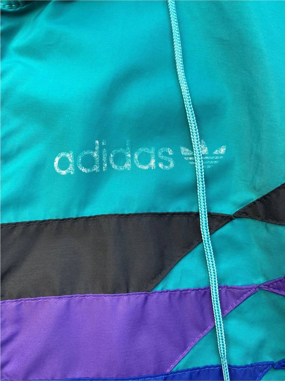 Adidas × Vintage Adidas Vintage Windbreaker Jacket Zip Size US XL / EU 56 / 4 - 7 Thumbnail