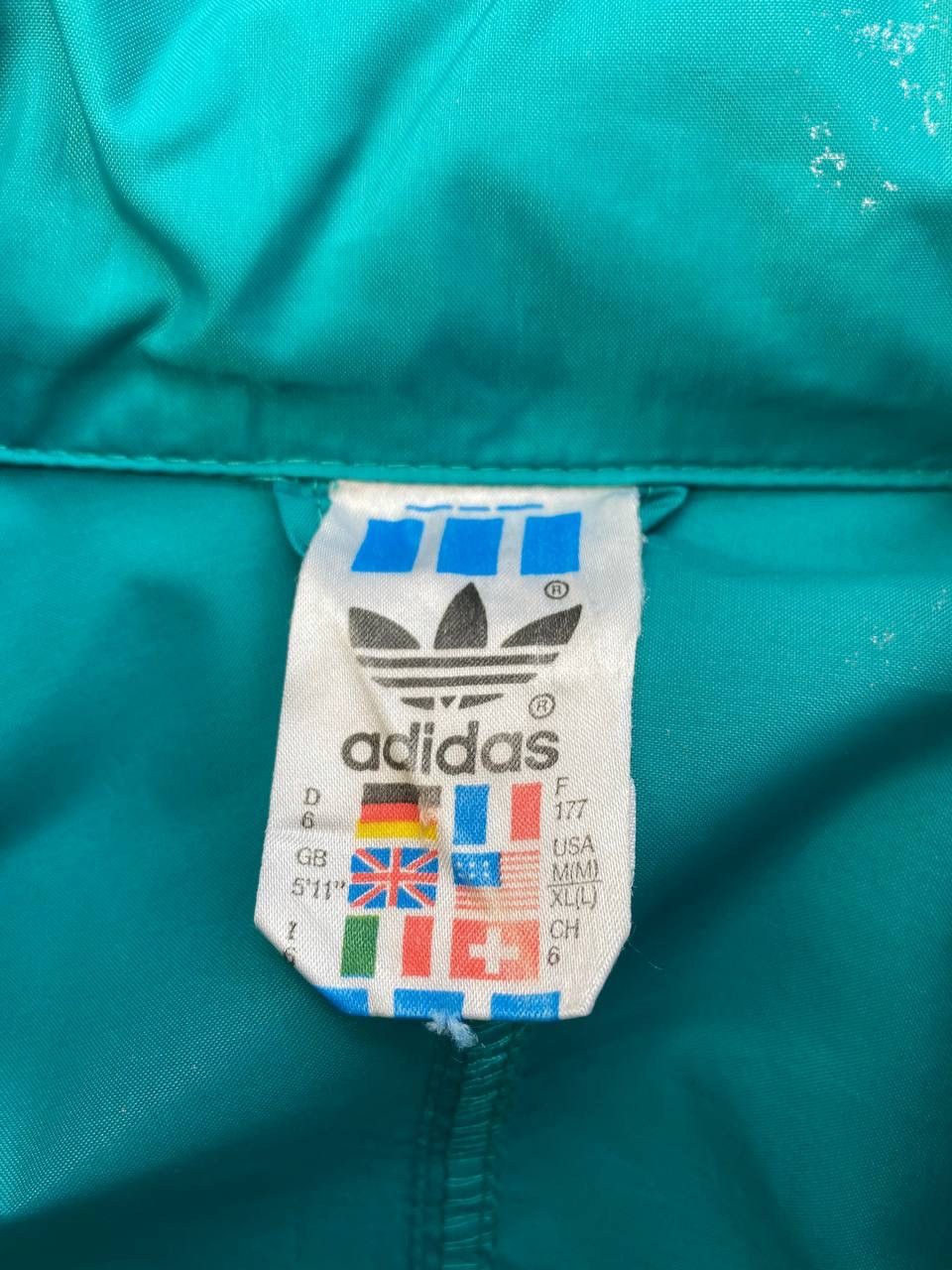 Adidas × Vintage Adidas Vintage Windbreaker Jacket Zip Size US XL / EU 56 / 4 - 8 Thumbnail