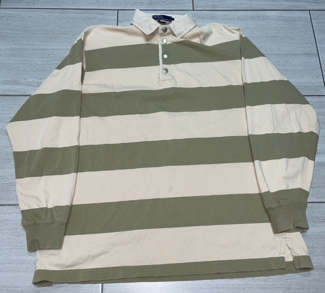 Polo Ralph Lauren × Ralph Lauren × Ralph Lauren Blue Label Polo By Ralph Lauren Rugby Size US L / EU 52-54 / 3 - 2 Thumbnail