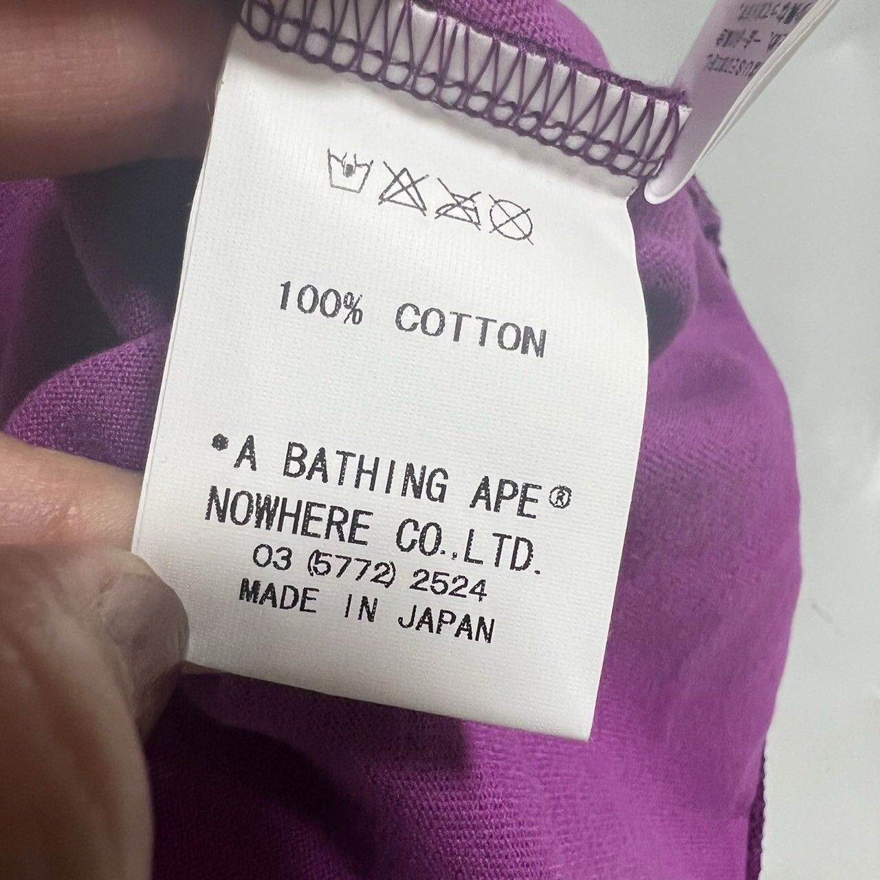 Bape Color Camo Crazy College Tee Size US L / EU 52-54 / 3 - 4 Thumbnail