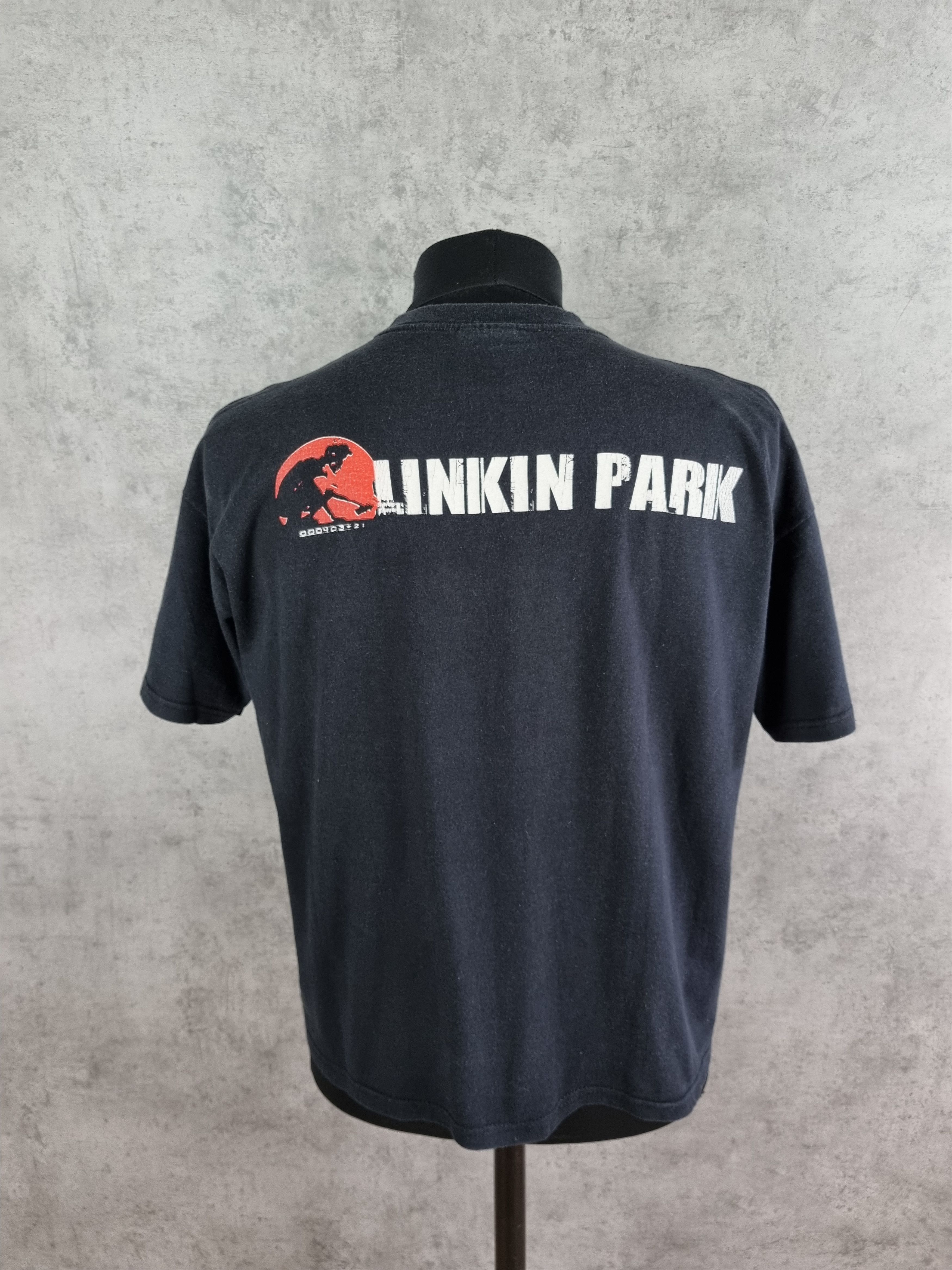 Band Tees × Vintage Faded Vintage Rare Linkin Park Faces Band Tees Size US M / EU 48-50 / 2 - 5 Thumbnail
