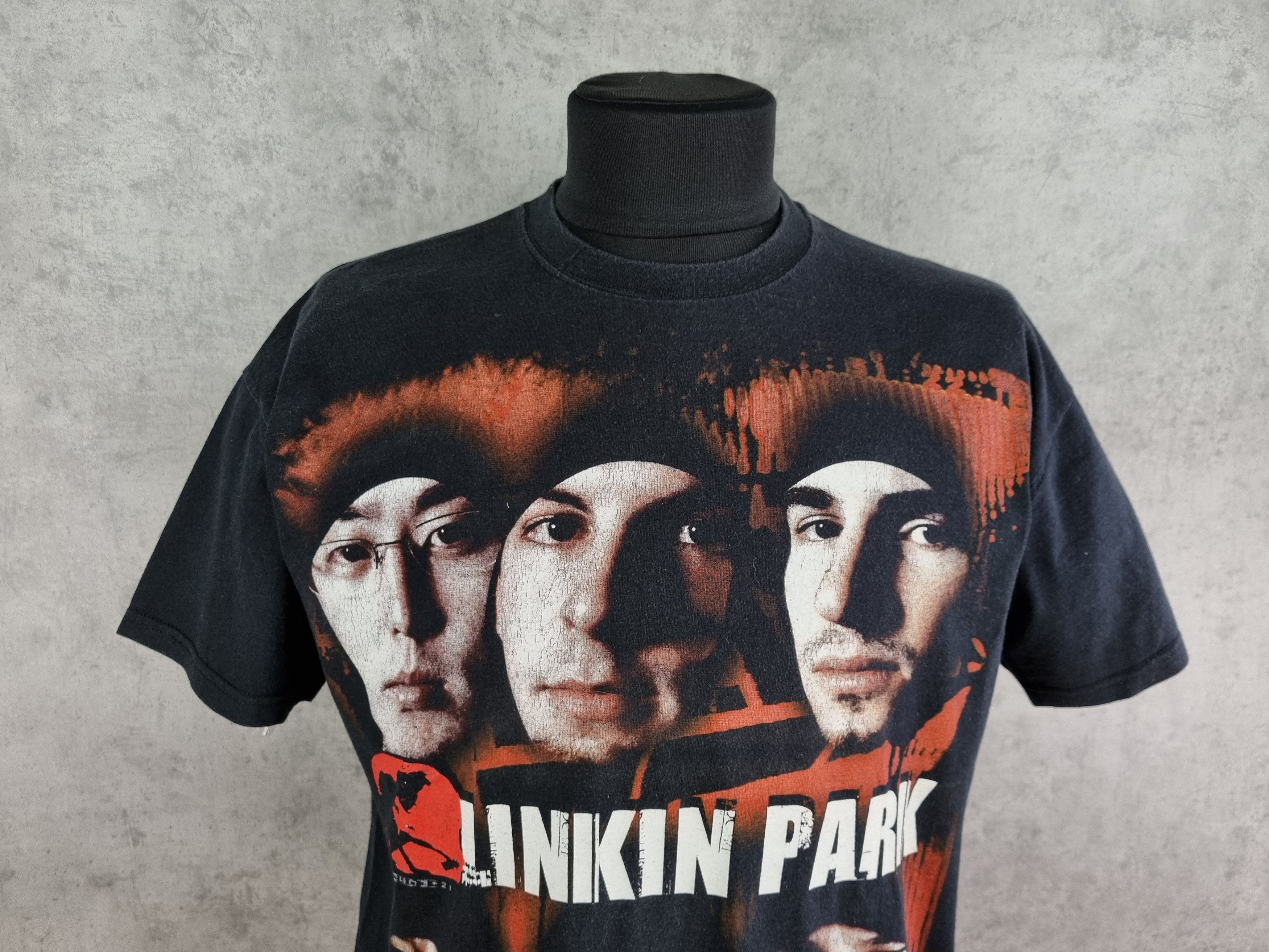 Band Tees × Vintage Faded Vintage Rare Linkin Park Faces Band Tees Size US M / EU 48-50 / 2 - 3 Thumbnail