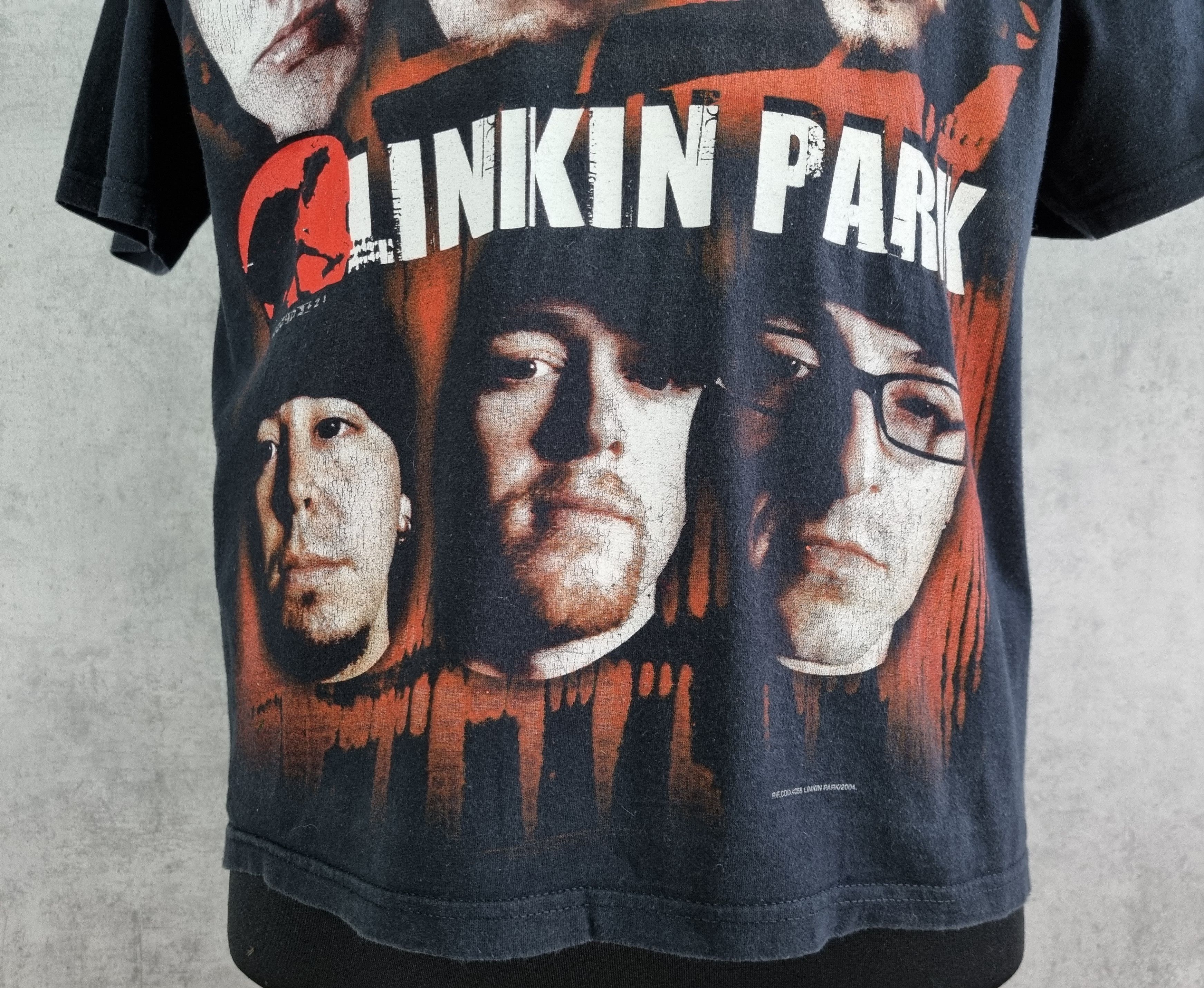 Band Tees × Vintage Faded Vintage Rare Linkin Park Faces Band Tees Size US M / EU 48-50 / 2 - 9 Thumbnail