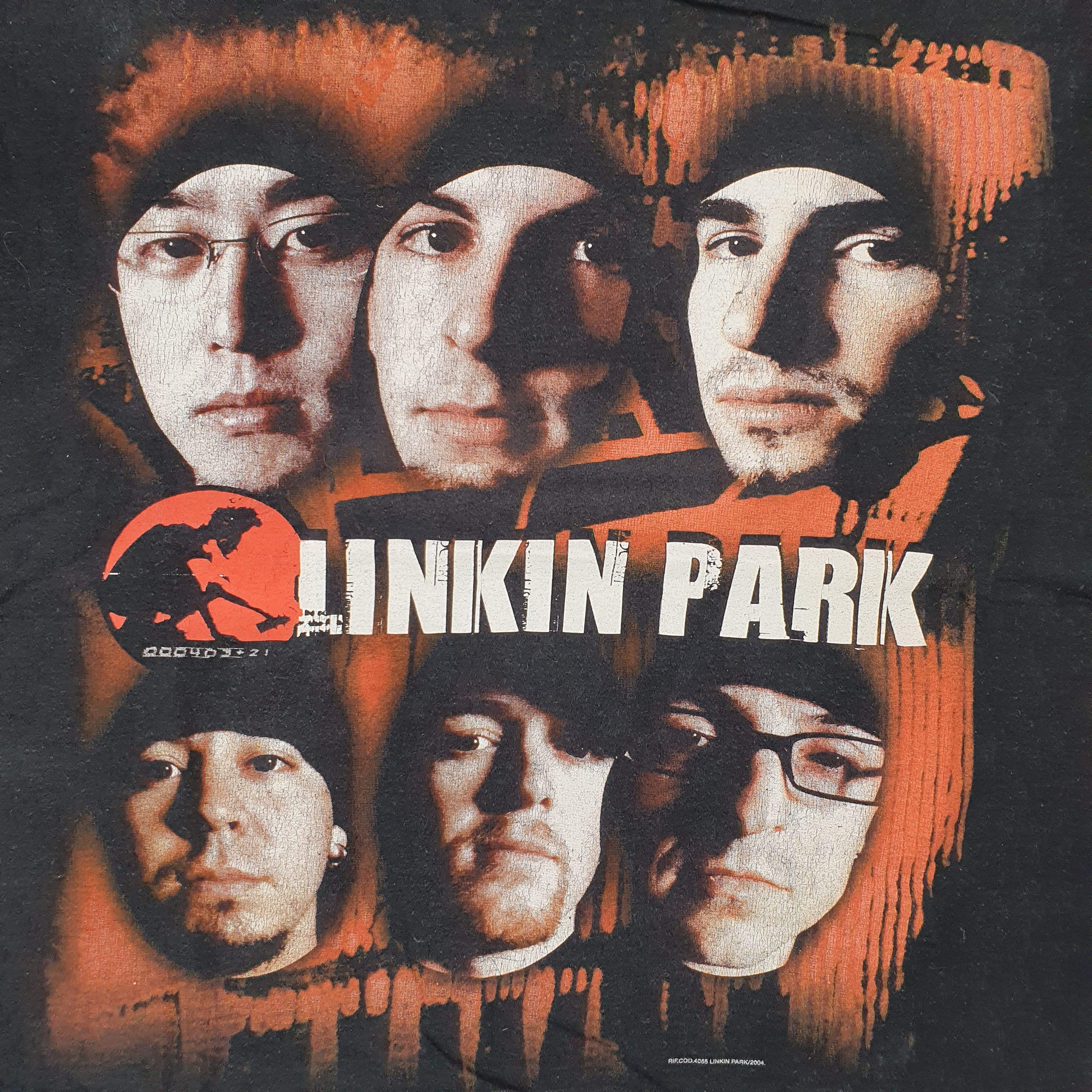 Band Tees × Vintage Faded Vintage Rare Linkin Park Faces Band Tees Size US M / EU 48-50 / 2 - 8 Thumbnail