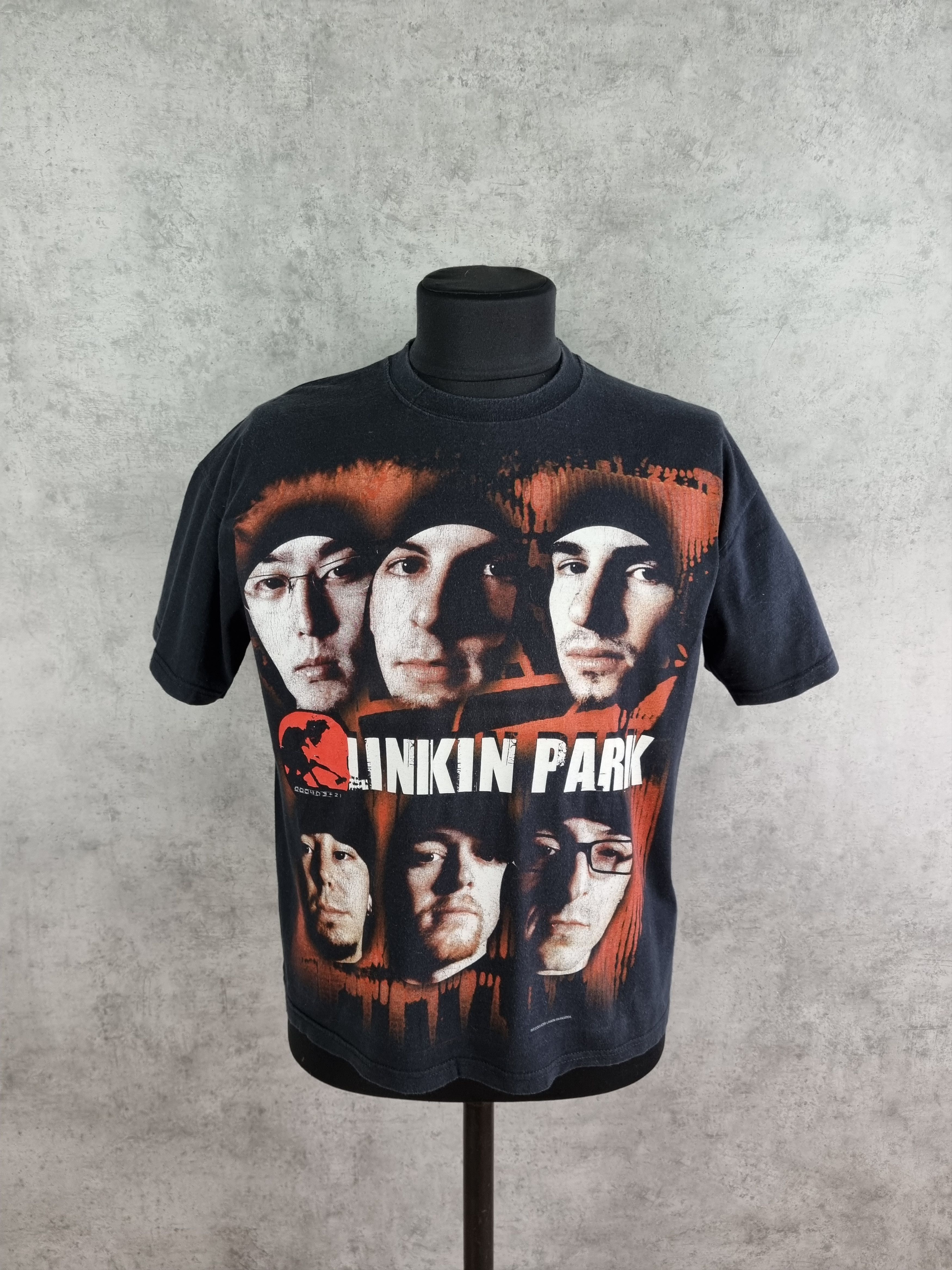 Band Tees × Vintage Faded Vintage Rare Linkin Park Faces Band Tees Size US M / EU 48-50 / 2 - 4 Thumbnail