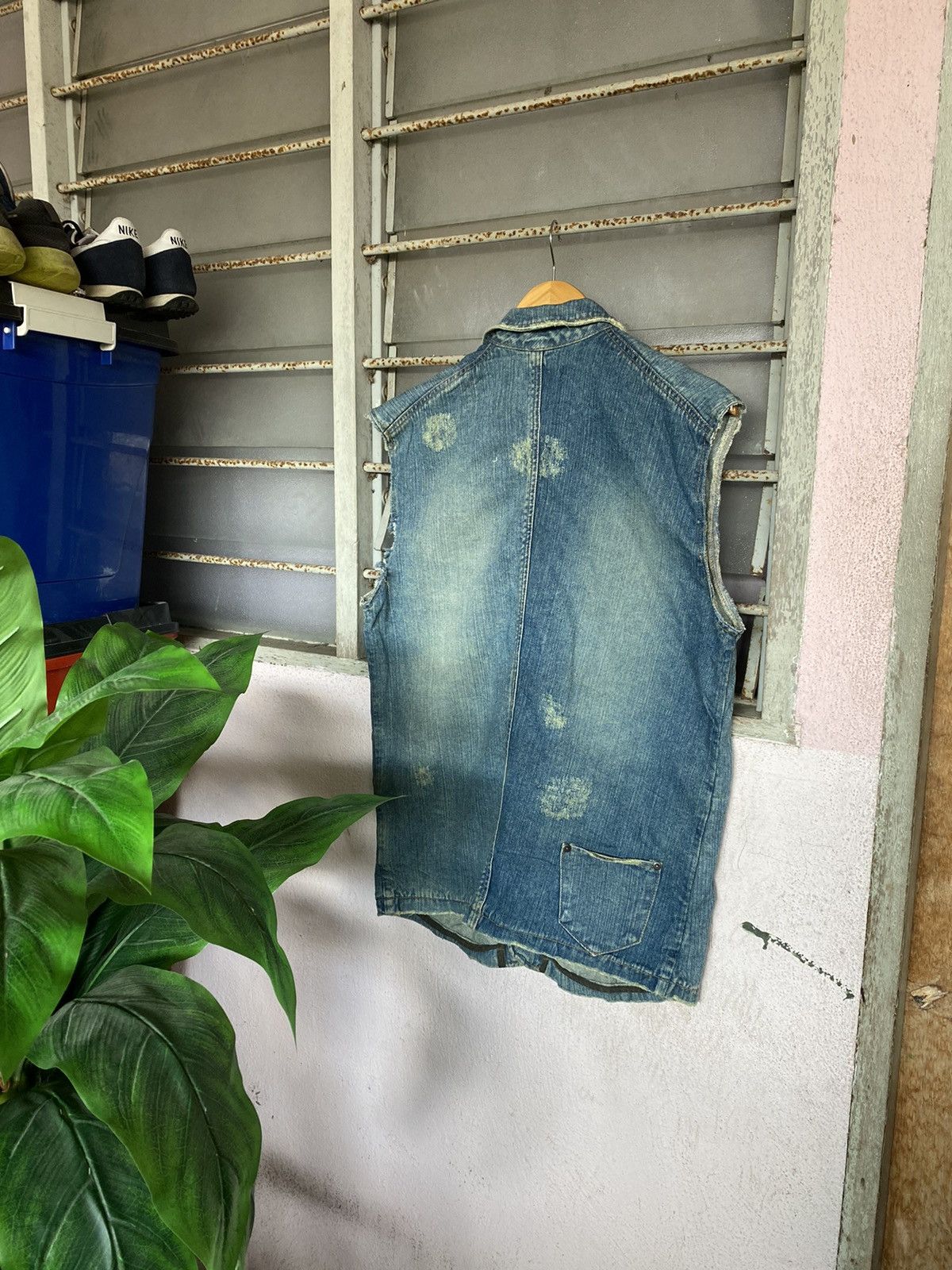 Seditionaries ⚡️Rare⚡️ Distressed Exhibitionist Denim Vest Kapital Style Size US M / EU 48-50 / 2 - 2 Thumbnail