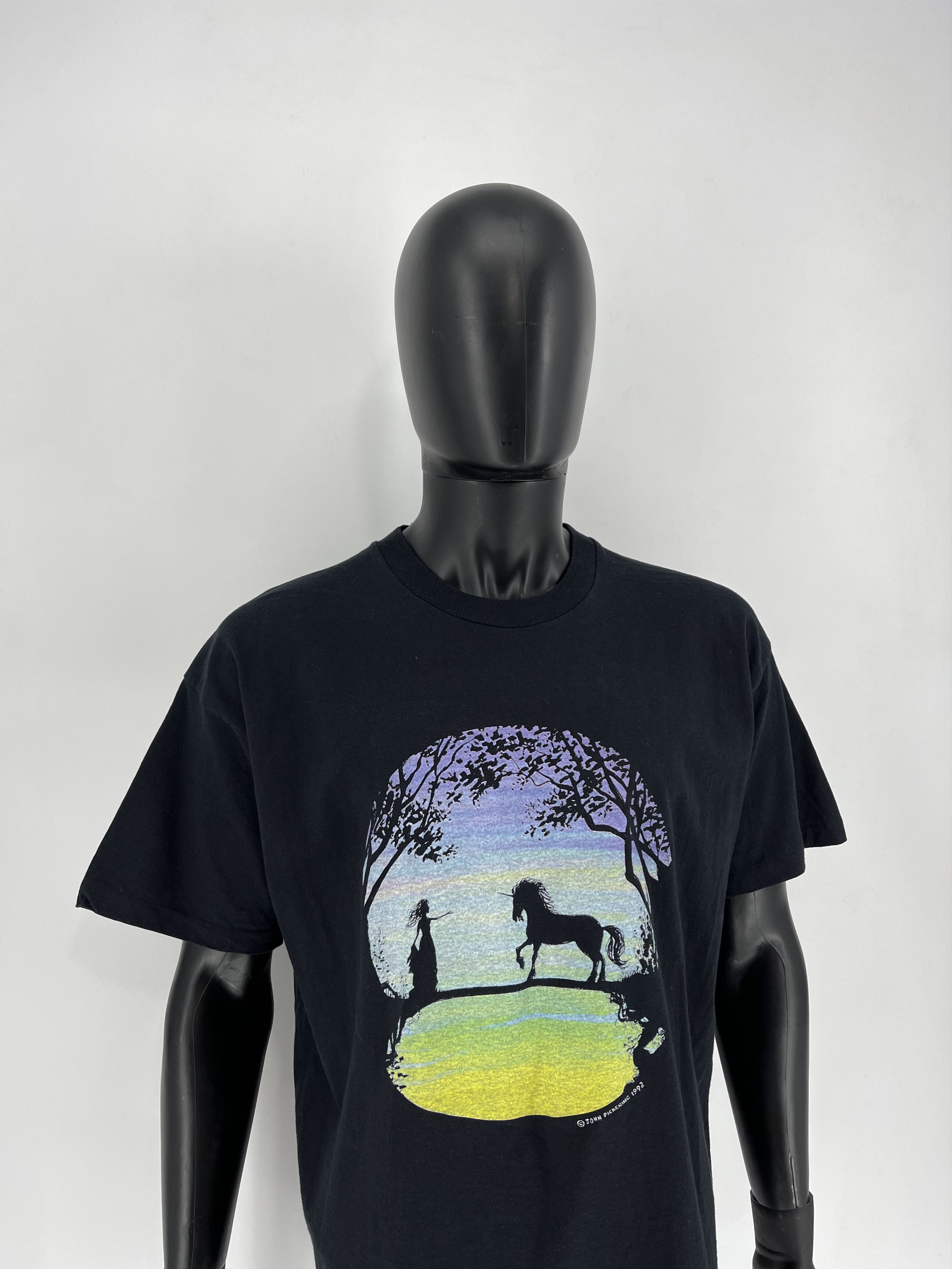 Vintage Very rare John Pickering vintage t-shirt 1992 Art Style Size US XL / EU 56 / 4 - 3 Thumbnail