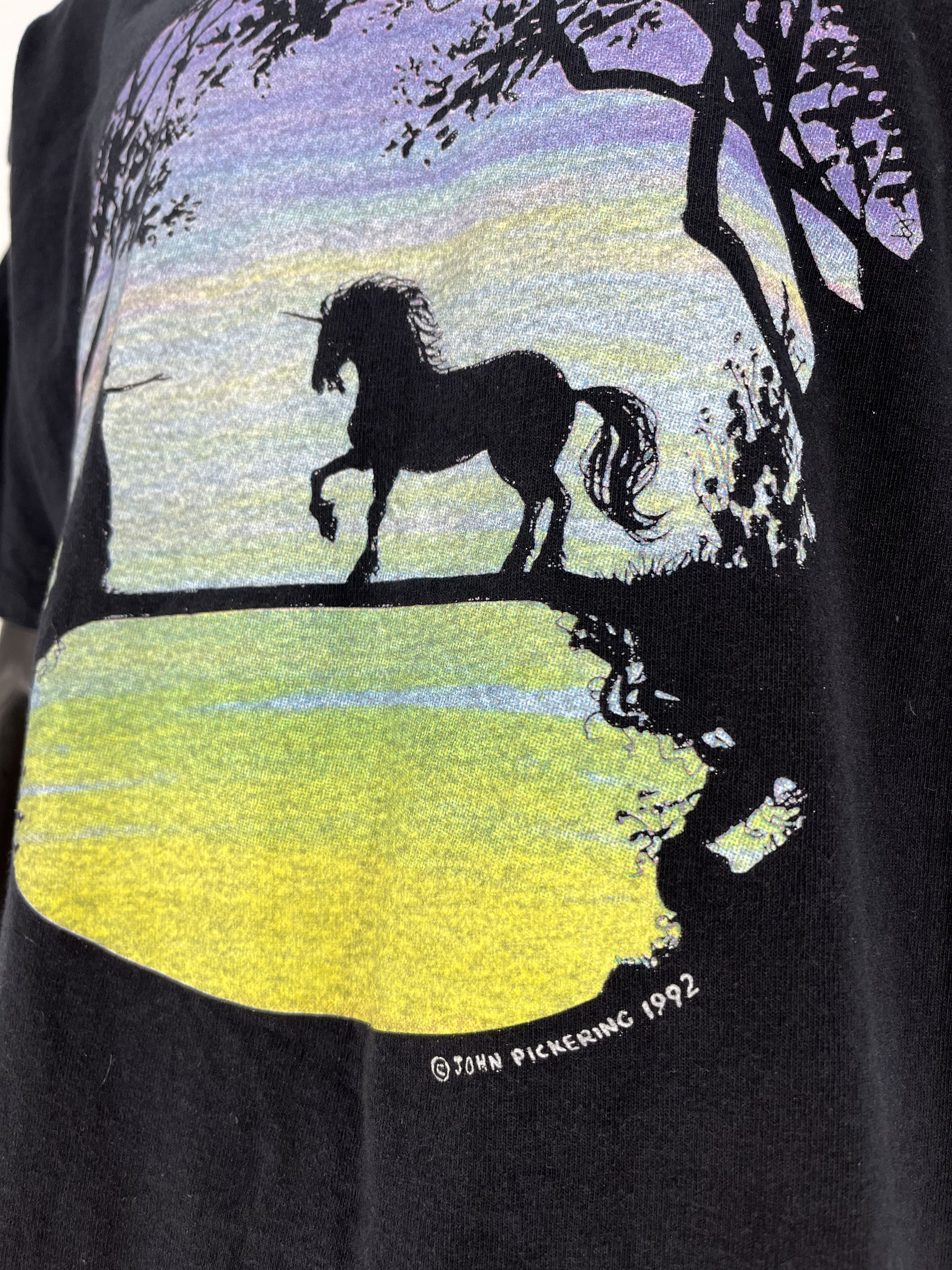 Vintage Very rare John Pickering vintage t-shirt 1992 Art Style Size US XL / EU 56 / 4 - 7 Thumbnail