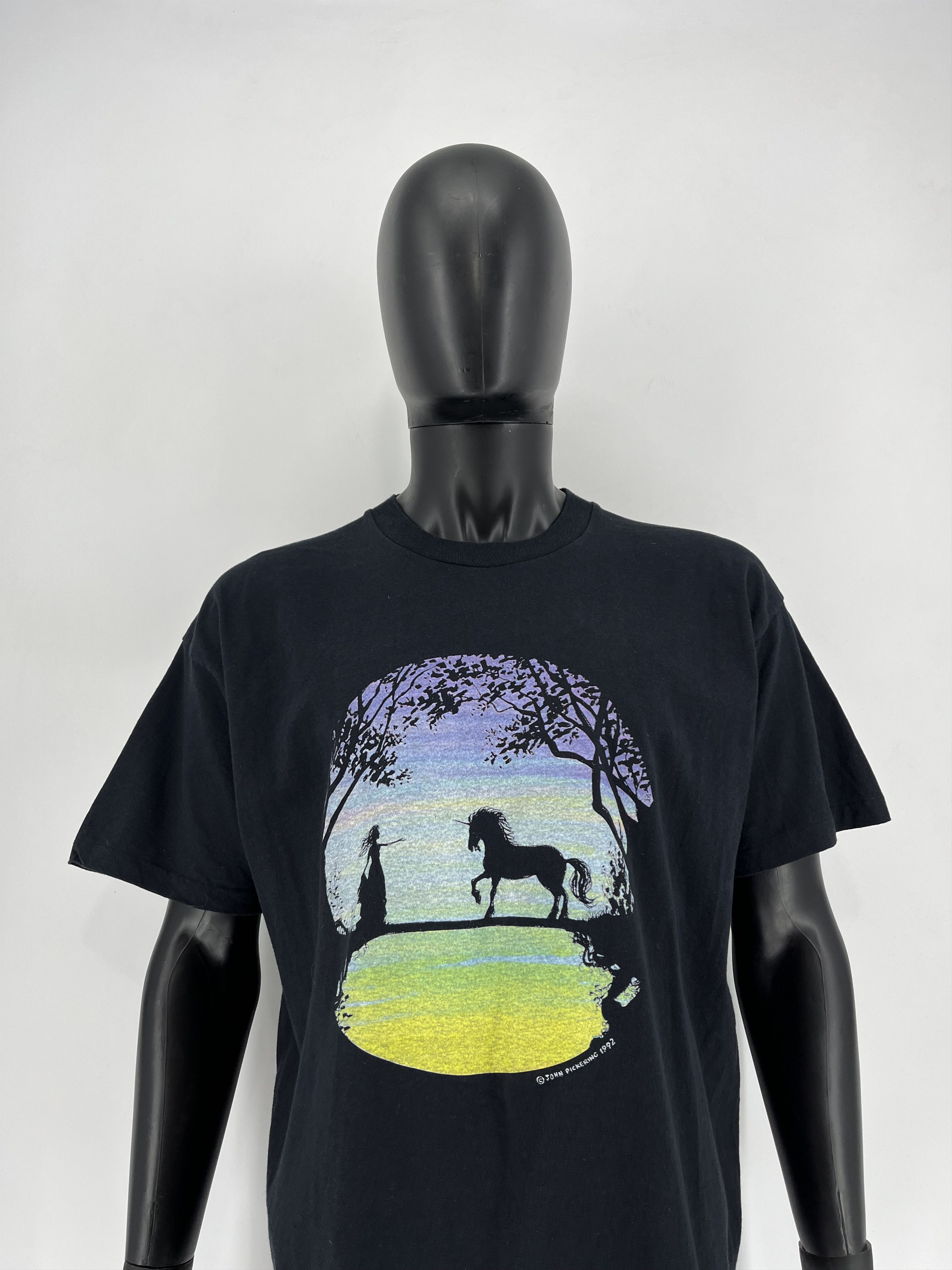 Vintage Very rare John Pickering vintage t-shirt 1992 Art Style Size US XL / EU 56 / 4 - 6 Thumbnail