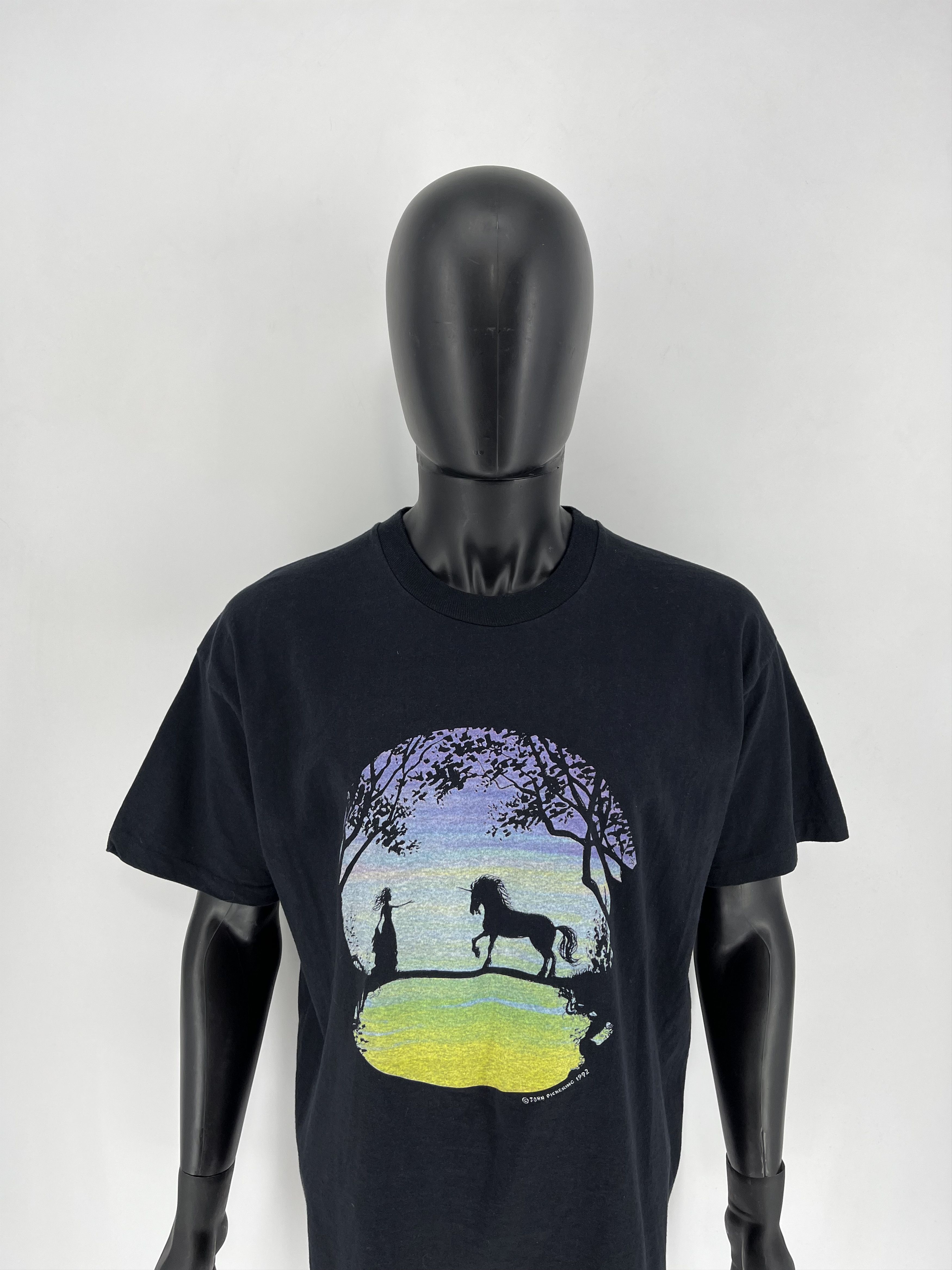 Vintage Very rare John Pickering vintage t-shirt 1992 Art Style Size US XL / EU 56 / 4 - 5 Thumbnail
