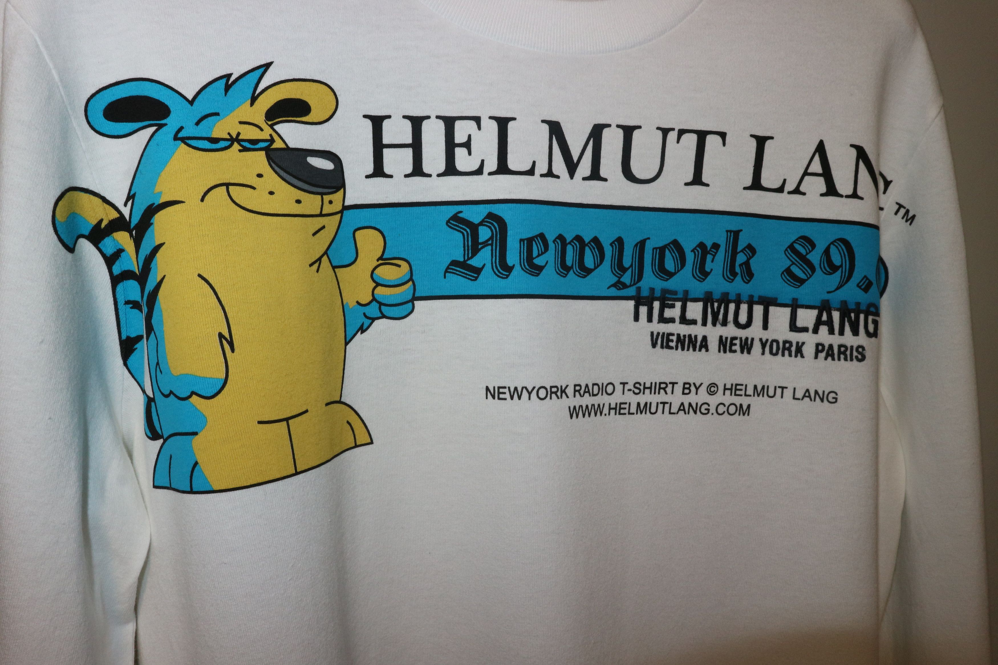 Helmut Lang Standard radio long sleeve tshirt Size US XL / EU 56 / 4 - 6 Thumbnail