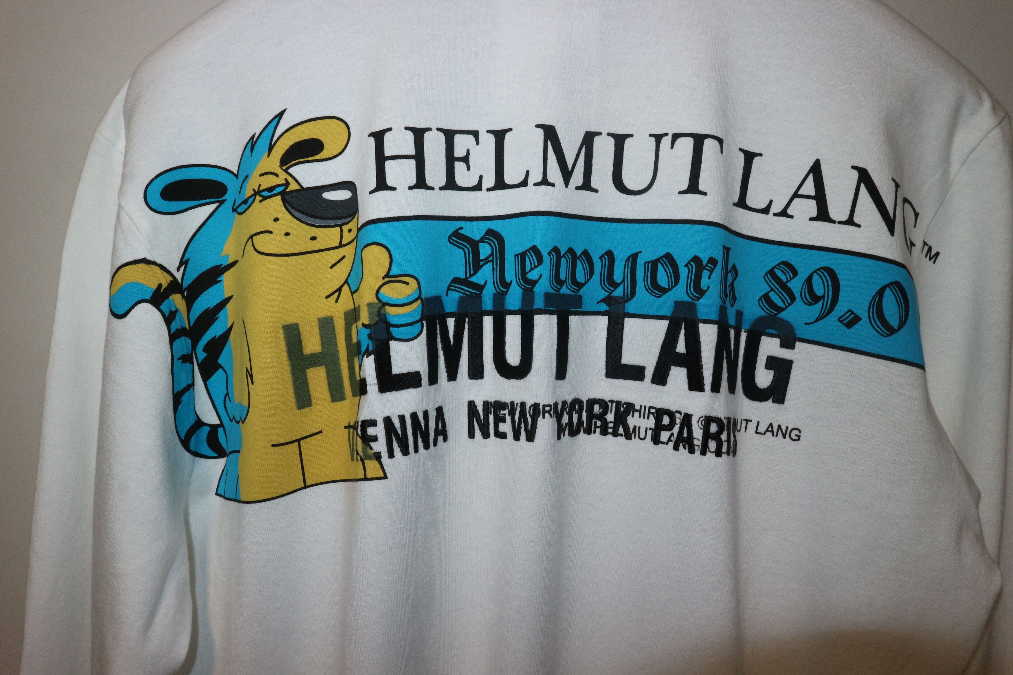 Helmut Lang Standard radio long sleeve tshirt Size US XL / EU 56 / 4 - 8 Thumbnail
