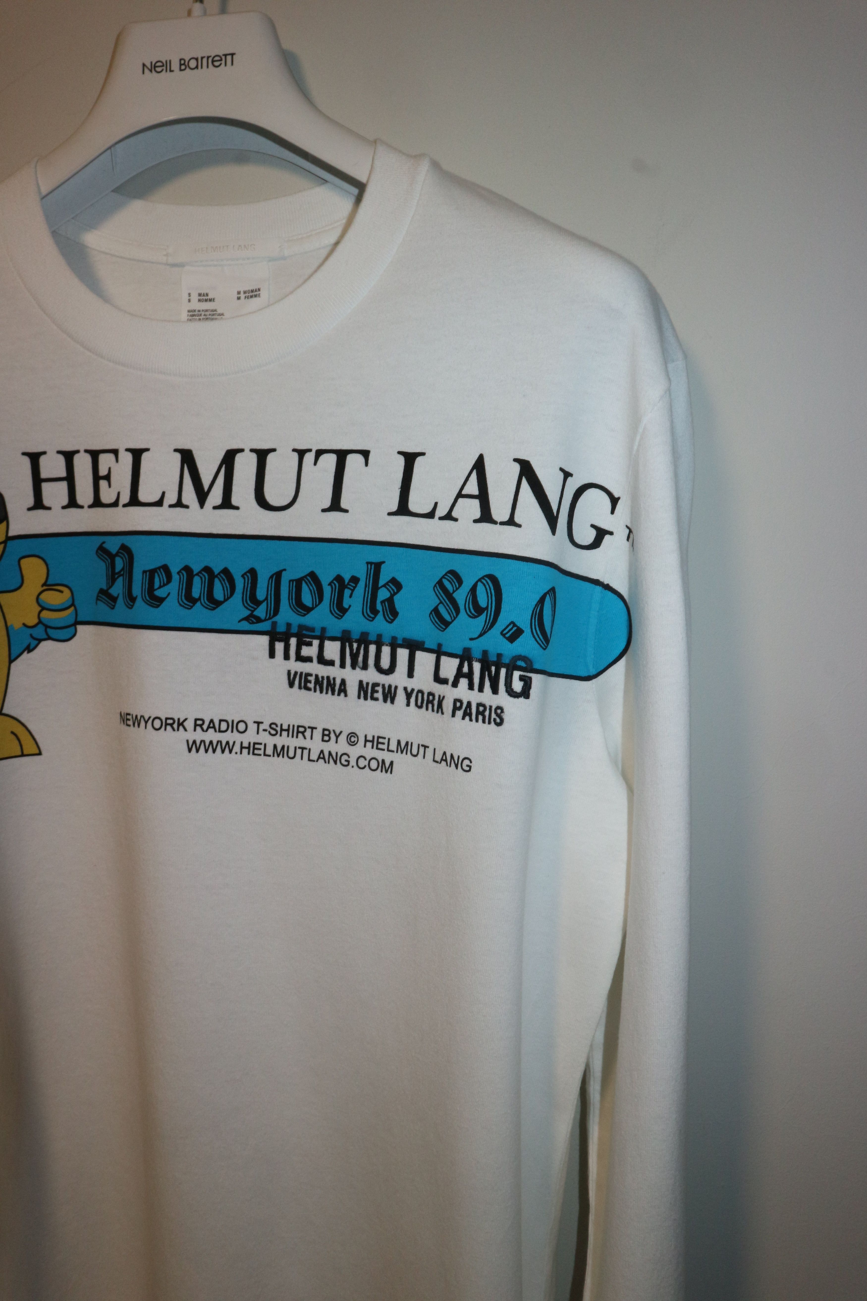 Helmut Lang Standard radio long sleeve tshirt Size US XL / EU 56 / 4 - 2 Thumbnail
