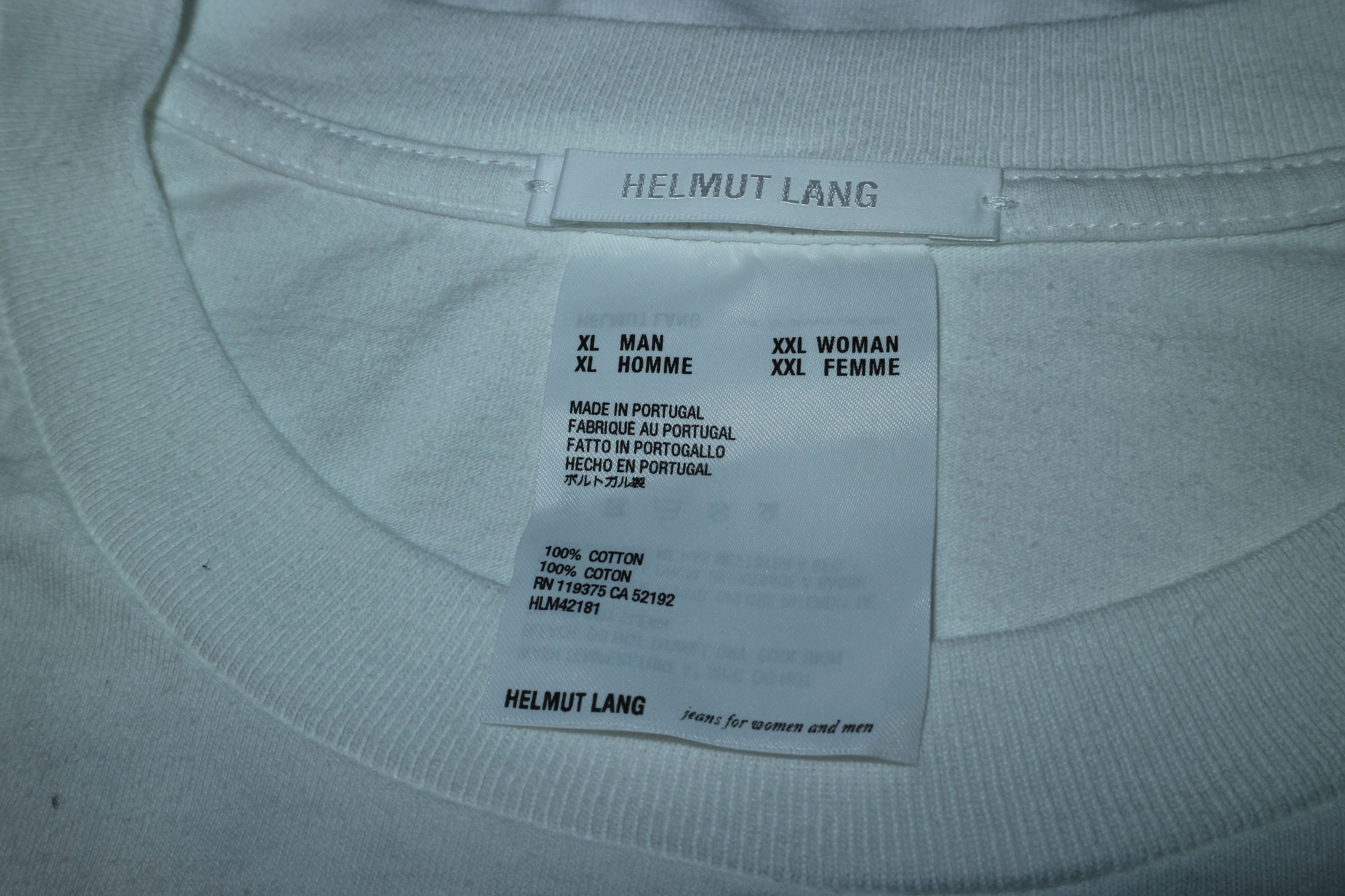 Helmut Lang Standard radio long sleeve tshirt Size US XL / EU 56 / 4 - 12 Thumbnail