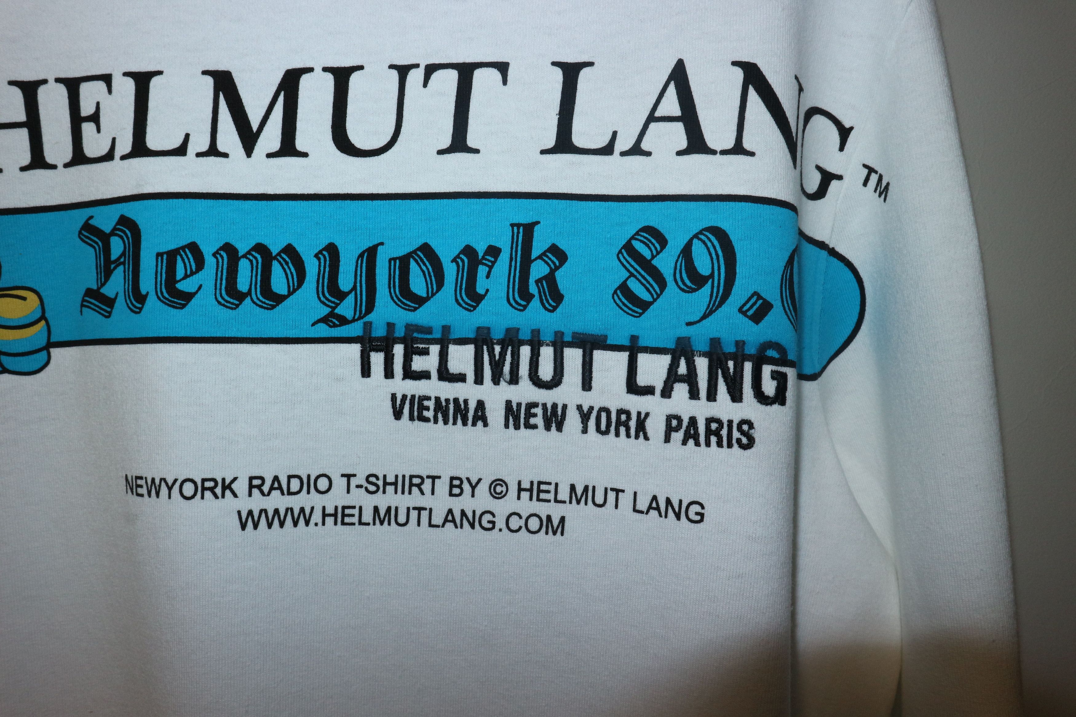 Helmut Lang Standard radio long sleeve tshirt Size US XL / EU 56 / 4 - 3 Thumbnail