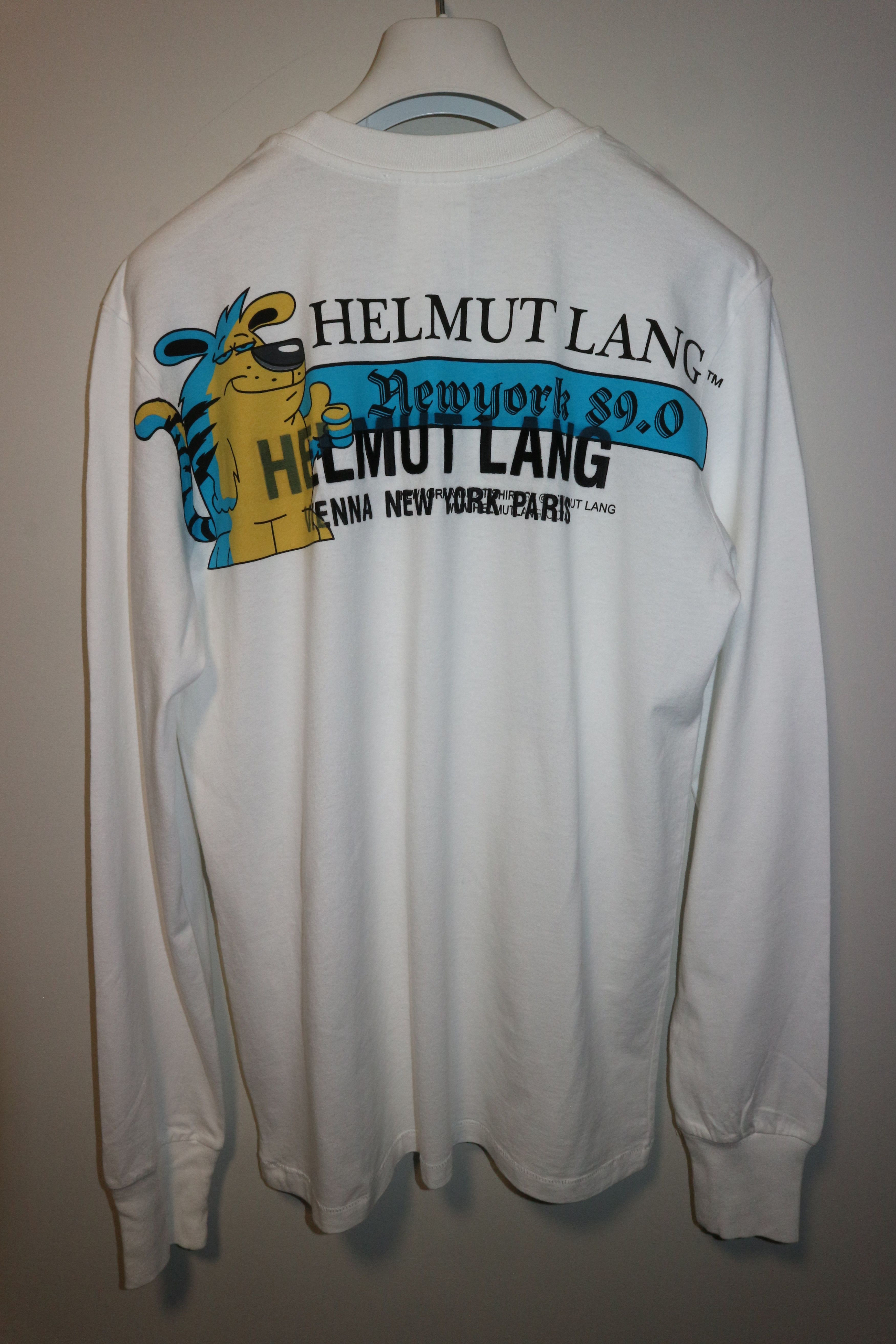Helmut Lang Standard radio long sleeve tshirt Size US XL / EU 56 / 4 - 7 Thumbnail